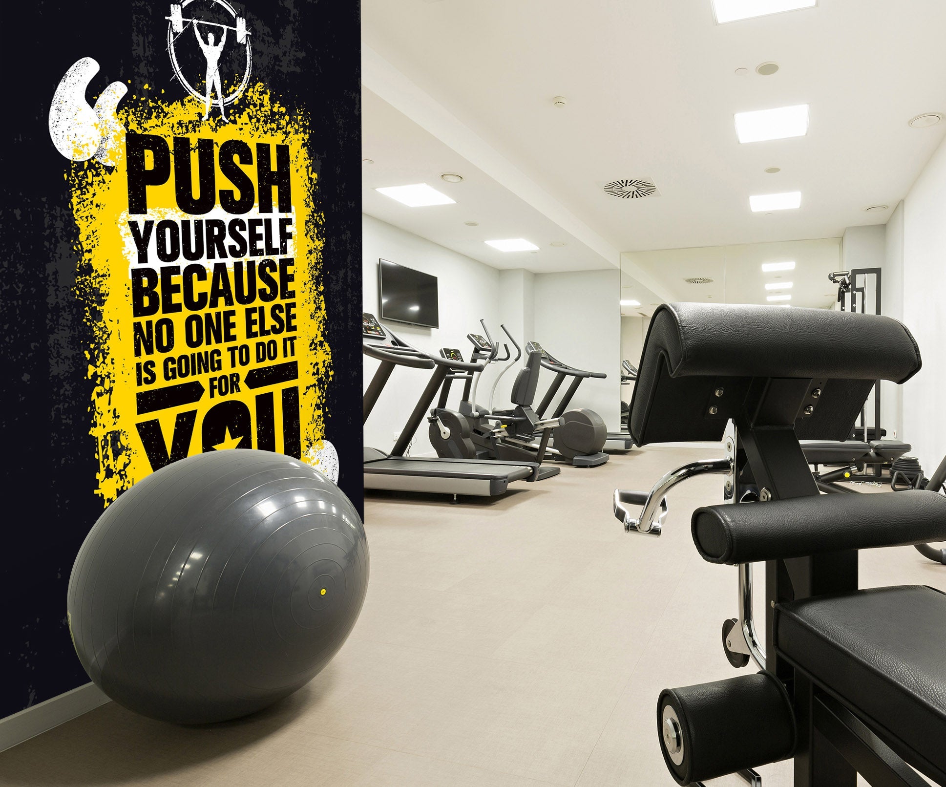 3D Fitness Encourage 0017 Wall Murals Wallpaper AJ Wallpaper 2