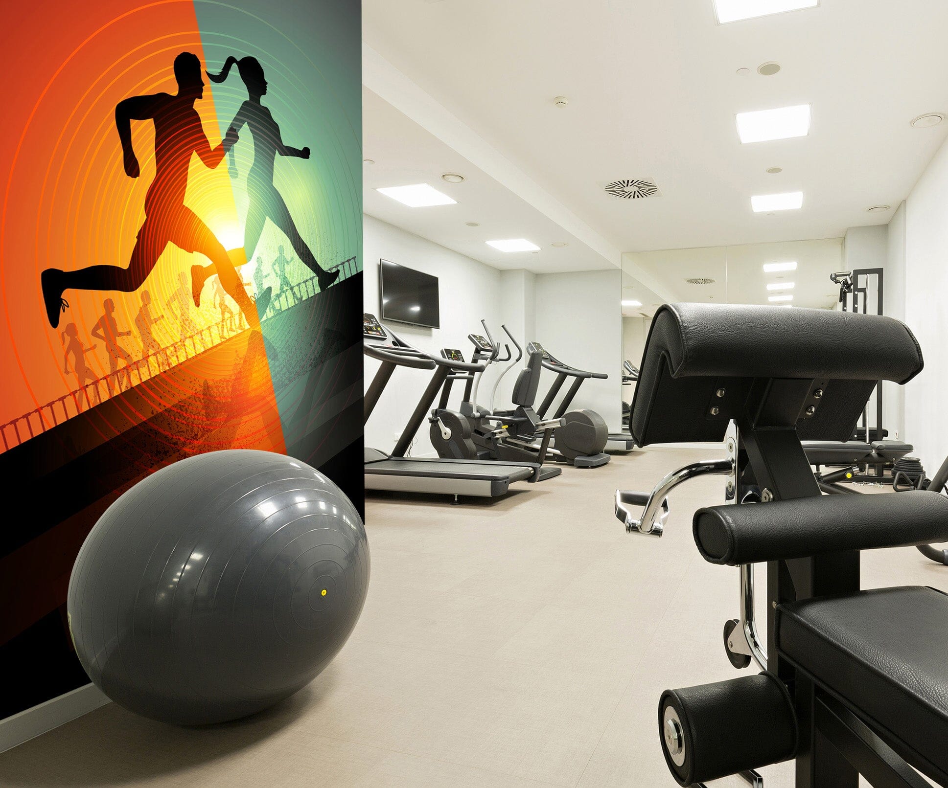 3D Sunrise Run 263 Wall Murals Wallpaper AJ Wallpaper 2