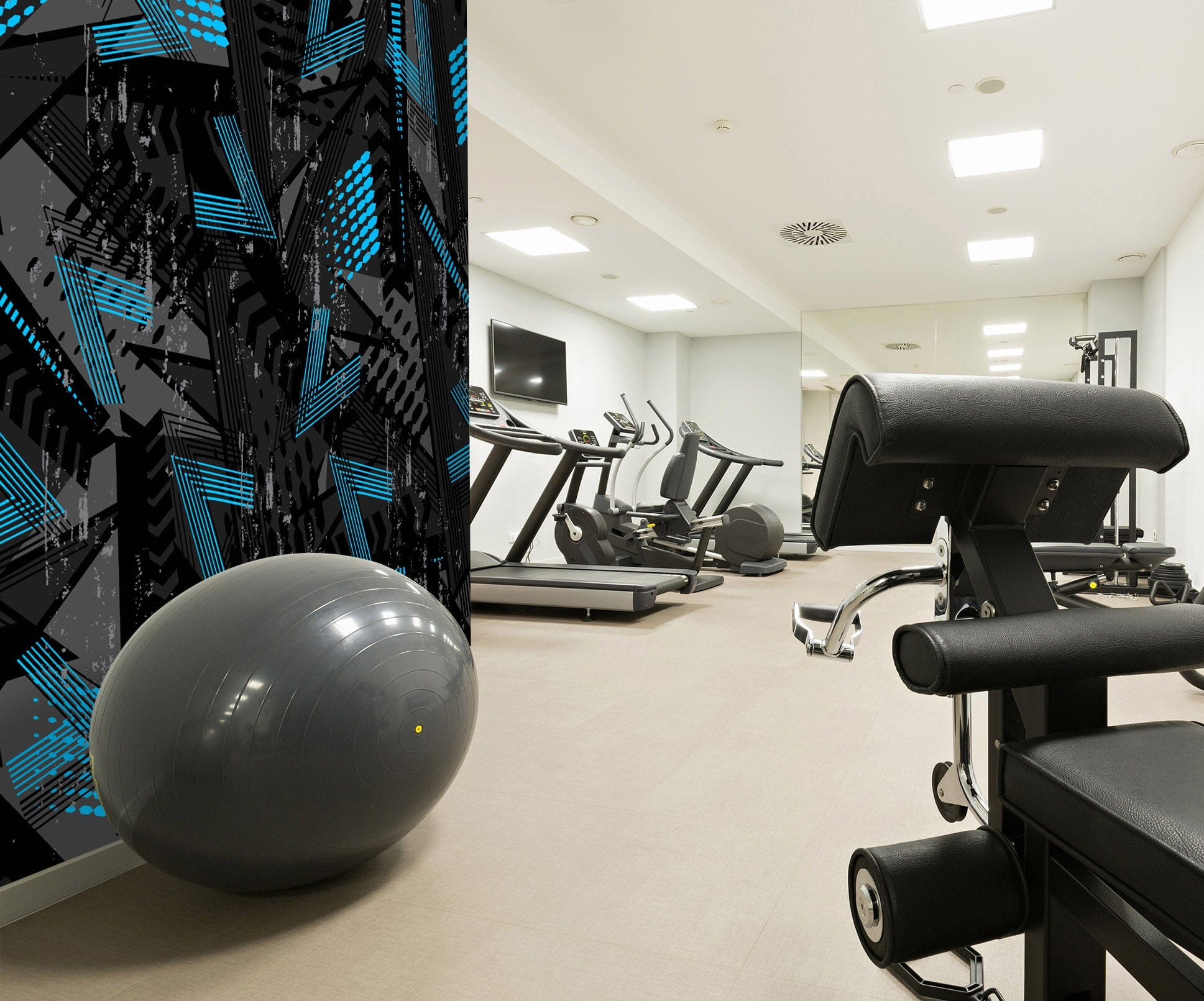 3D Blue Pattern 289 Wall Murals Wallpaper AJ Wallpaper 2