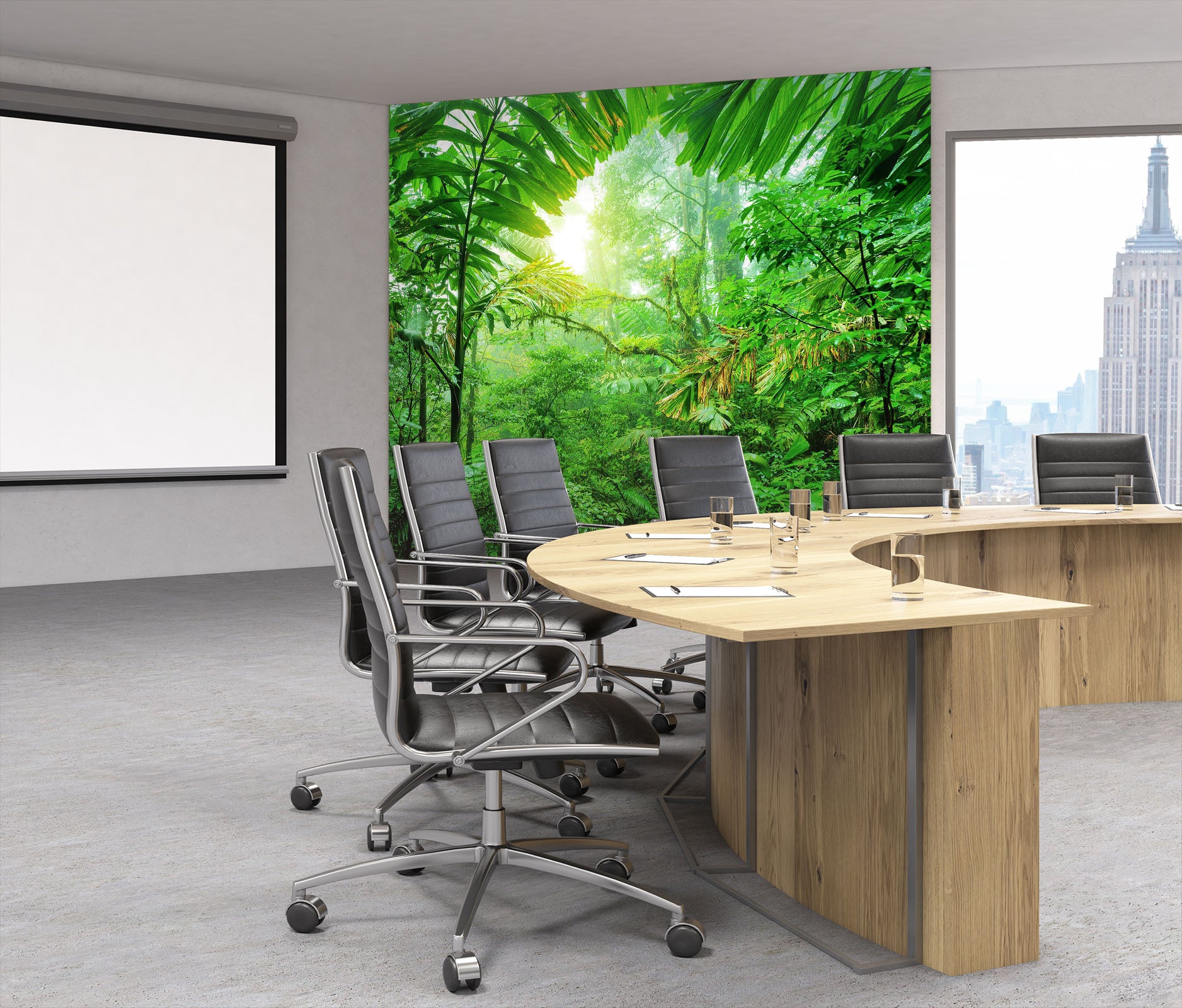 3D Natural Forest 031 Wall Murals Wallpaper AJ Wallpaper 2