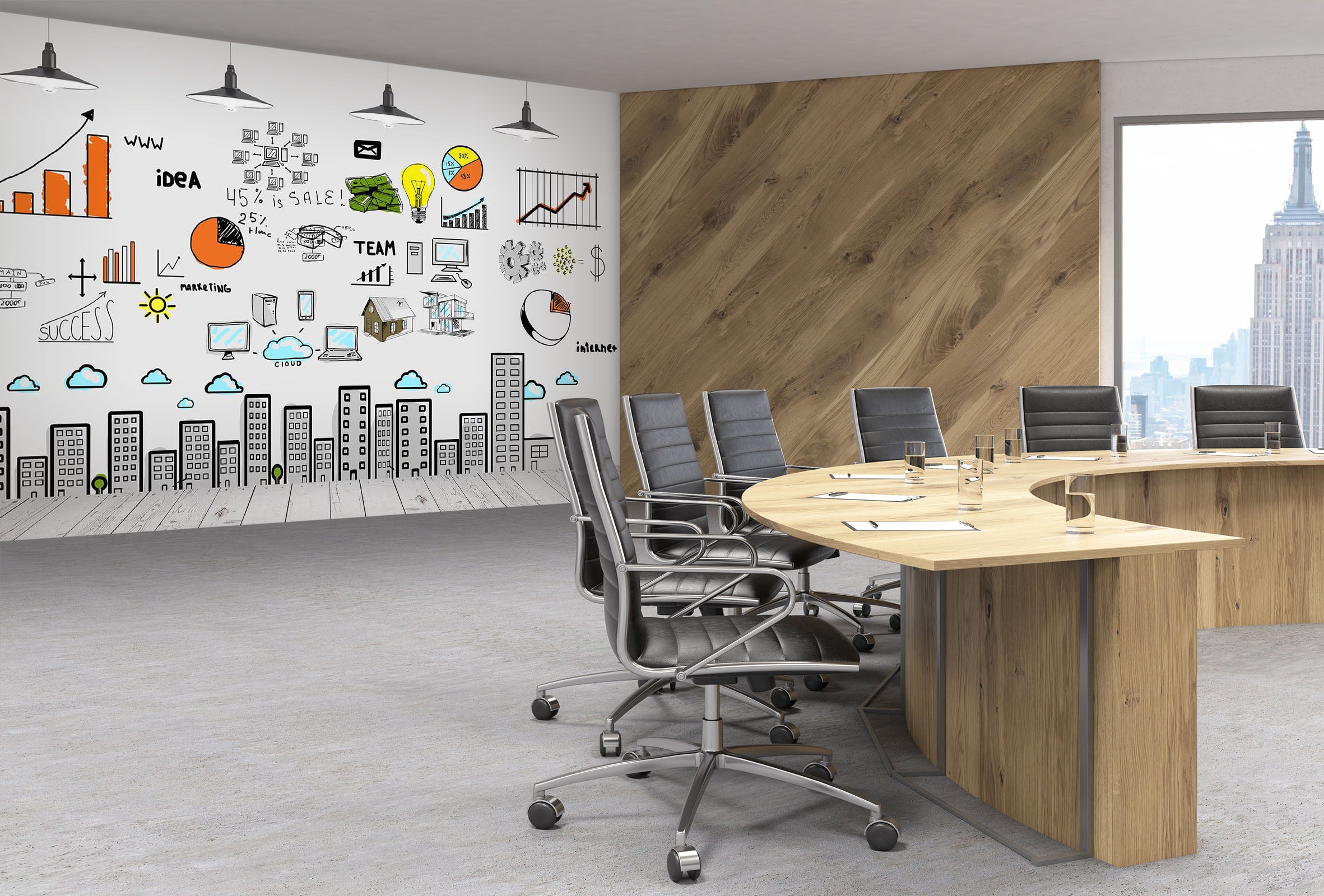 3D Illustration Pattern 015 Wall Murals