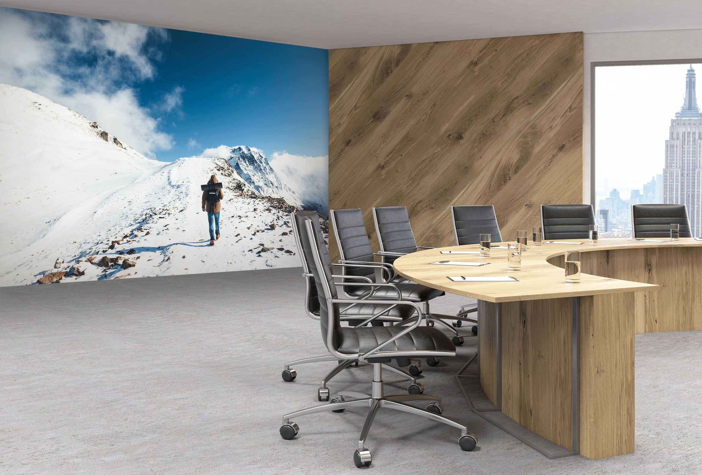 3D Snow White Mountain 035 Wall Murals Wallpaper AJ Wallpaper 2