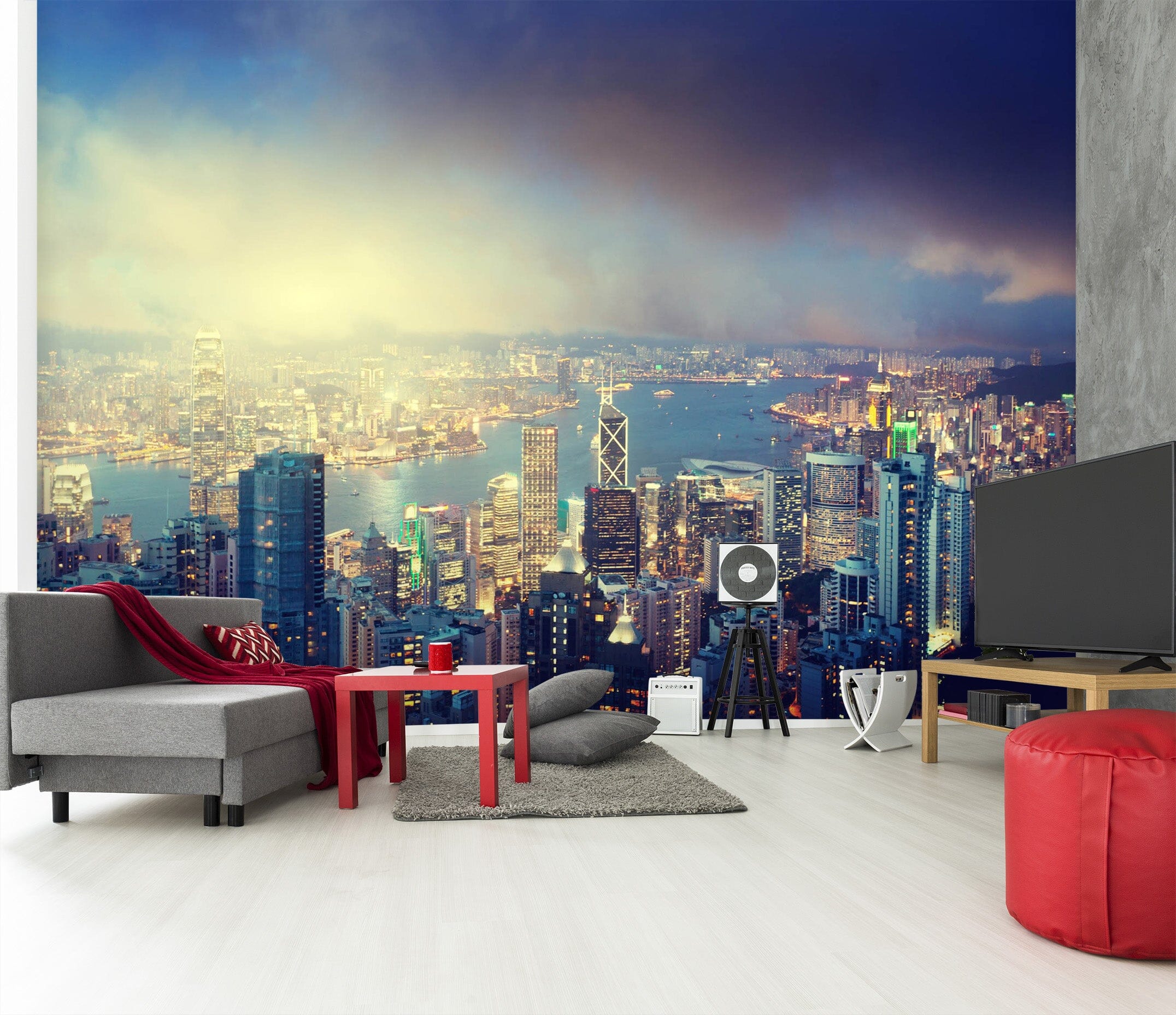 3D Night City 1408 Wall Murals Wallpaper AJ Wallpaper 2