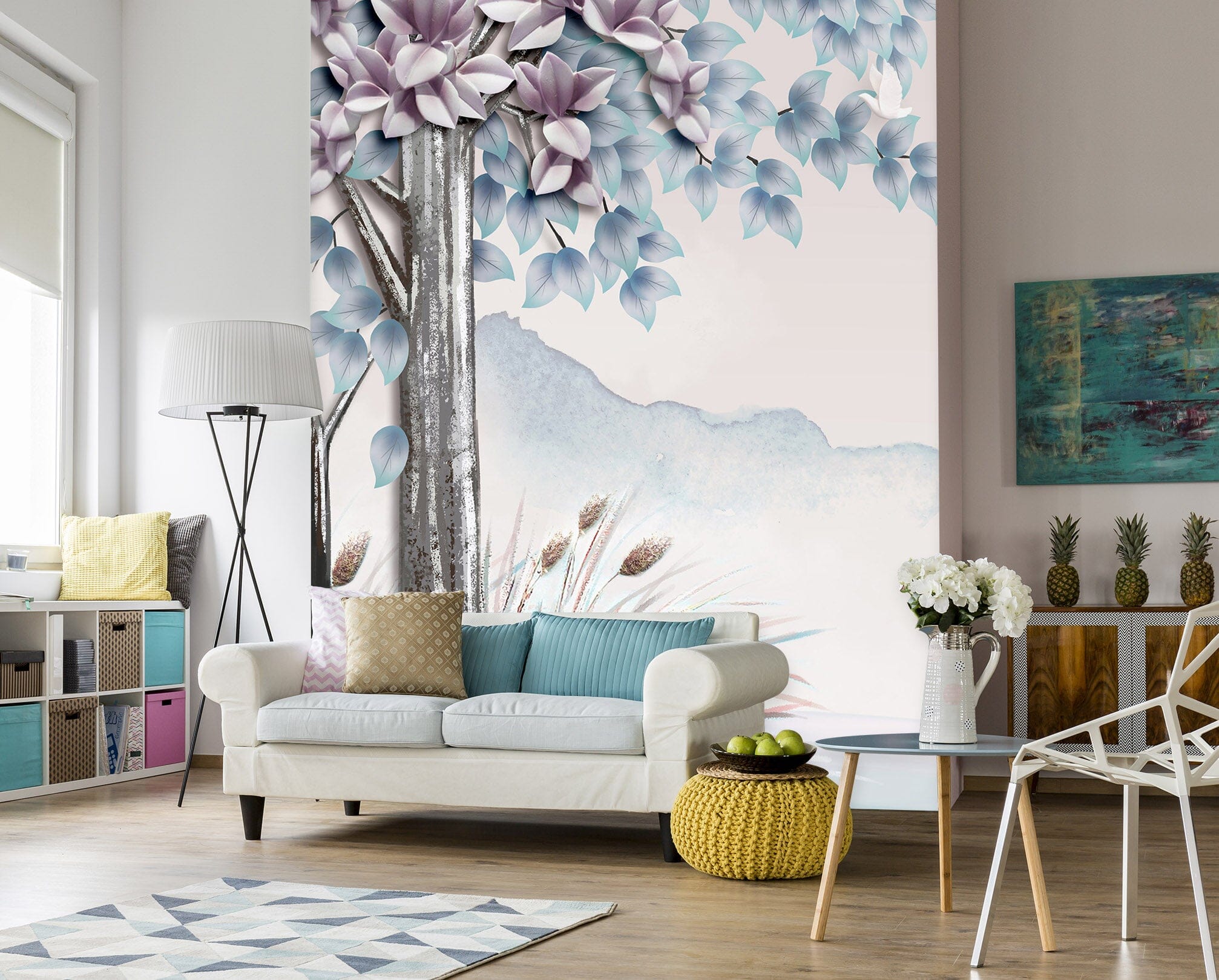 3D Painted Tree 1834 Wall Murals Wallpaper AJ Wallpaper 2