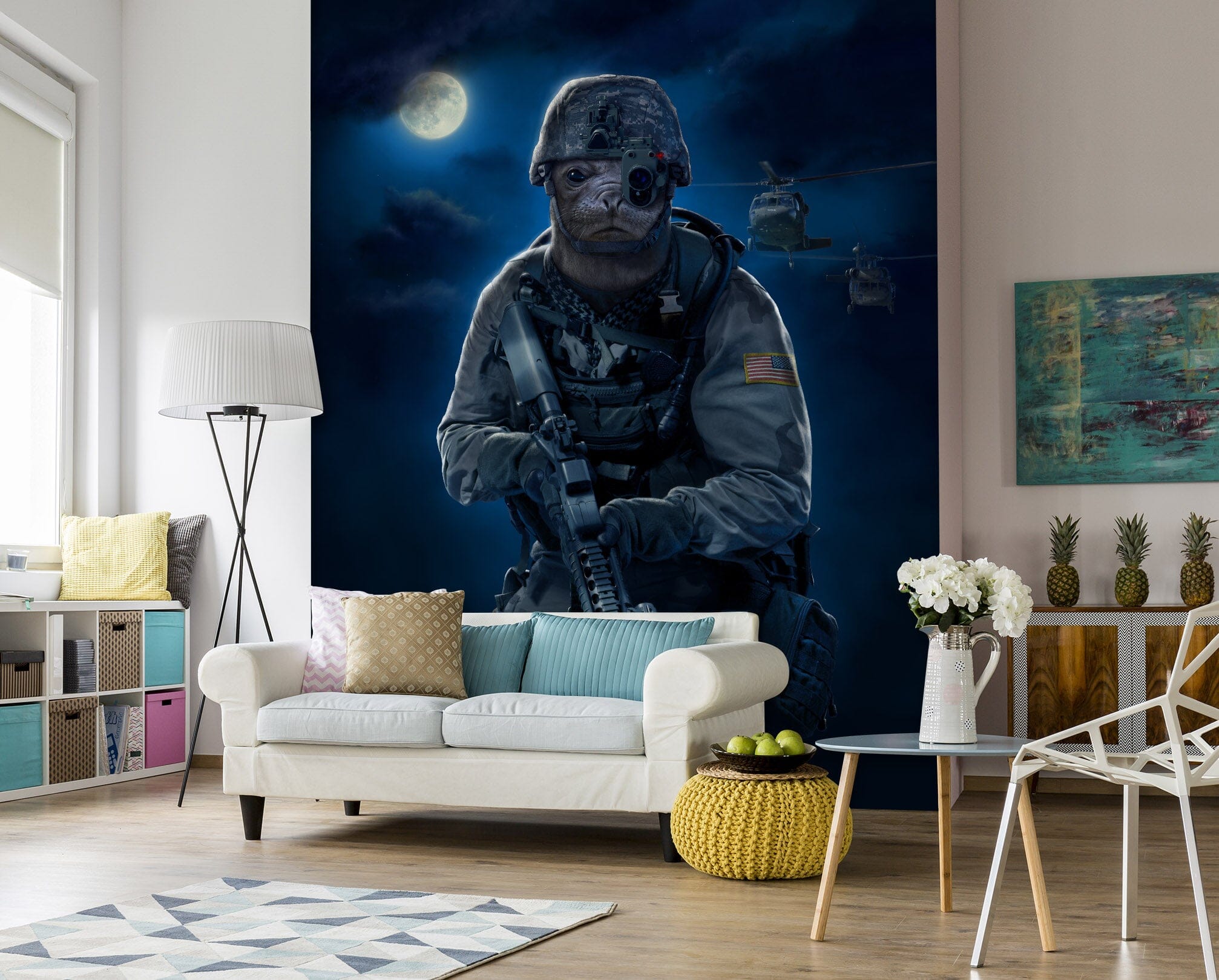 3D Gun Soldier 1546 Wall Murals Exclusive Designer Vincent Wallpaper AJ Wallpaper 2