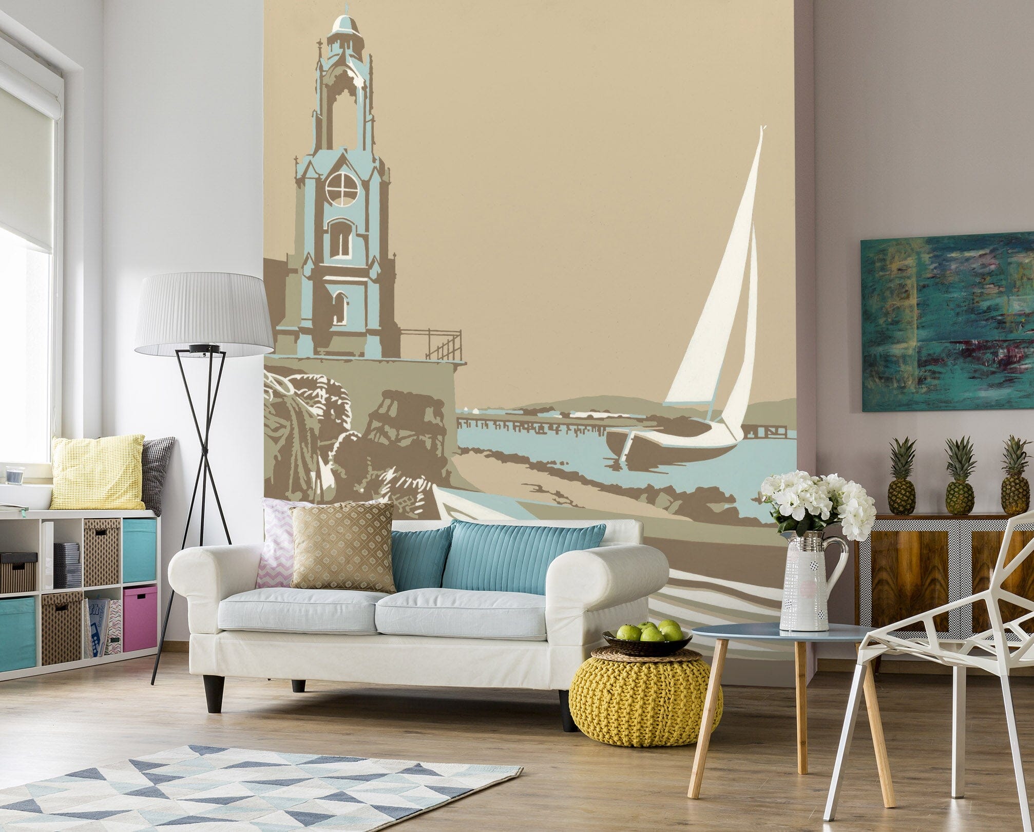 3D Swanage Tower 1071 Steve Read Wall Mural Wall Murals Wallpaper AJ Wallpaper 2