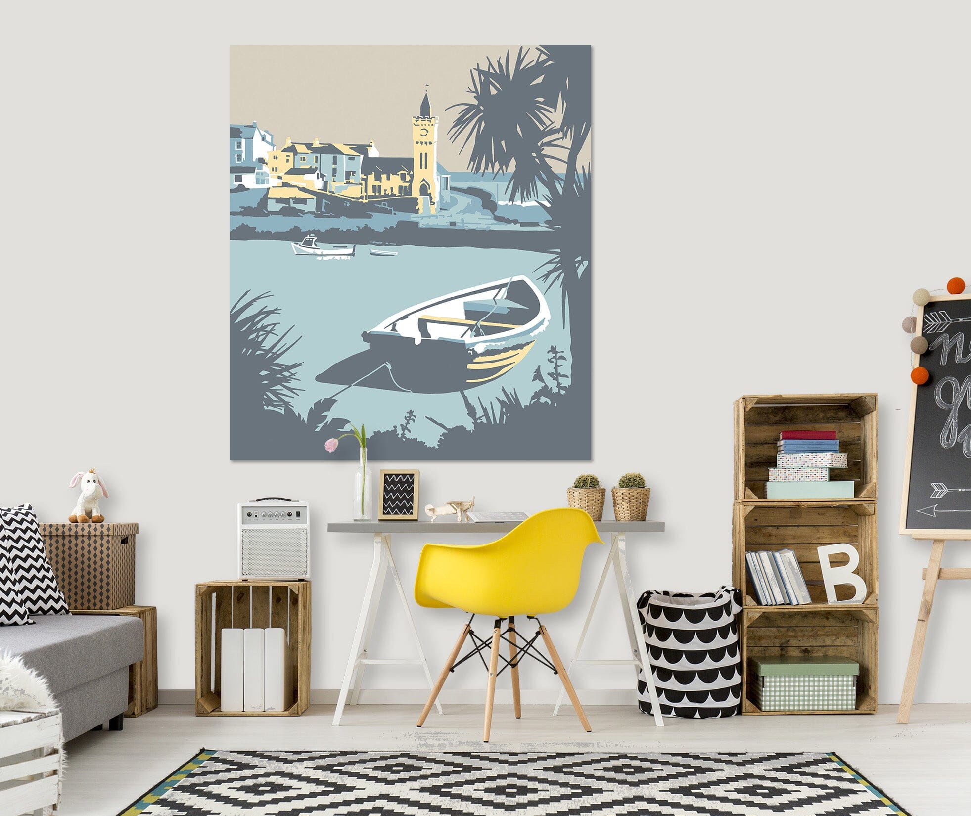 3D Porthleven 017 Steve Read Wall Sticker Wallpaper AJ Wallpaper 2