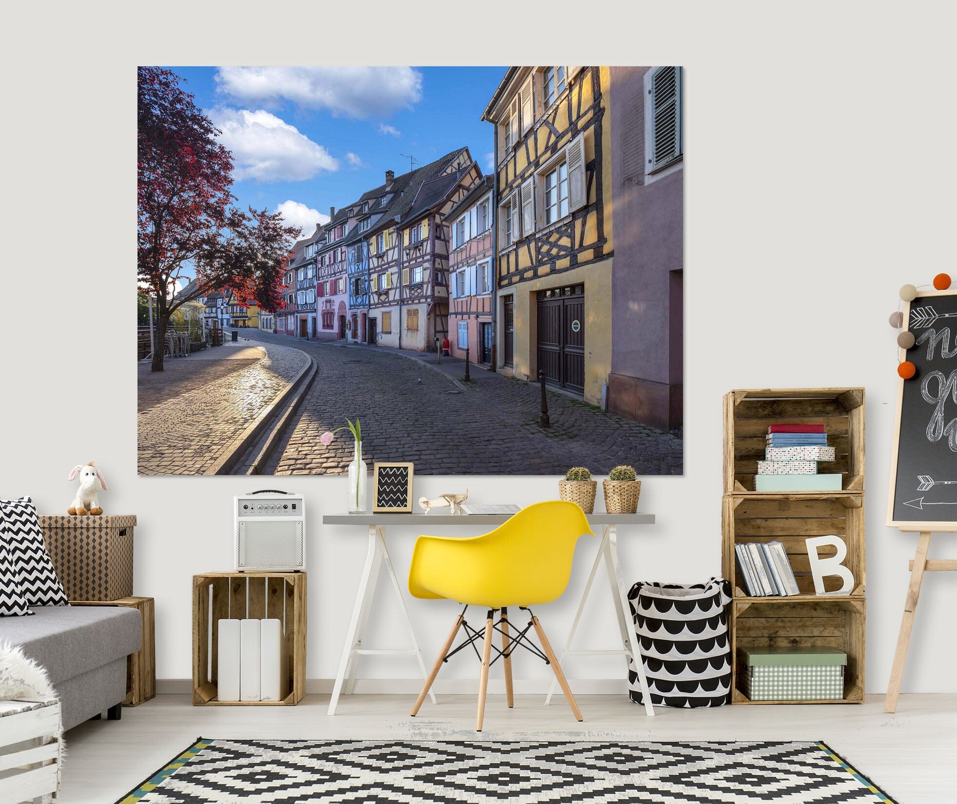 3D Clean Street 120 Marco Carmassi Wall Sticker Wallpaper AJ Wallpaper 2
