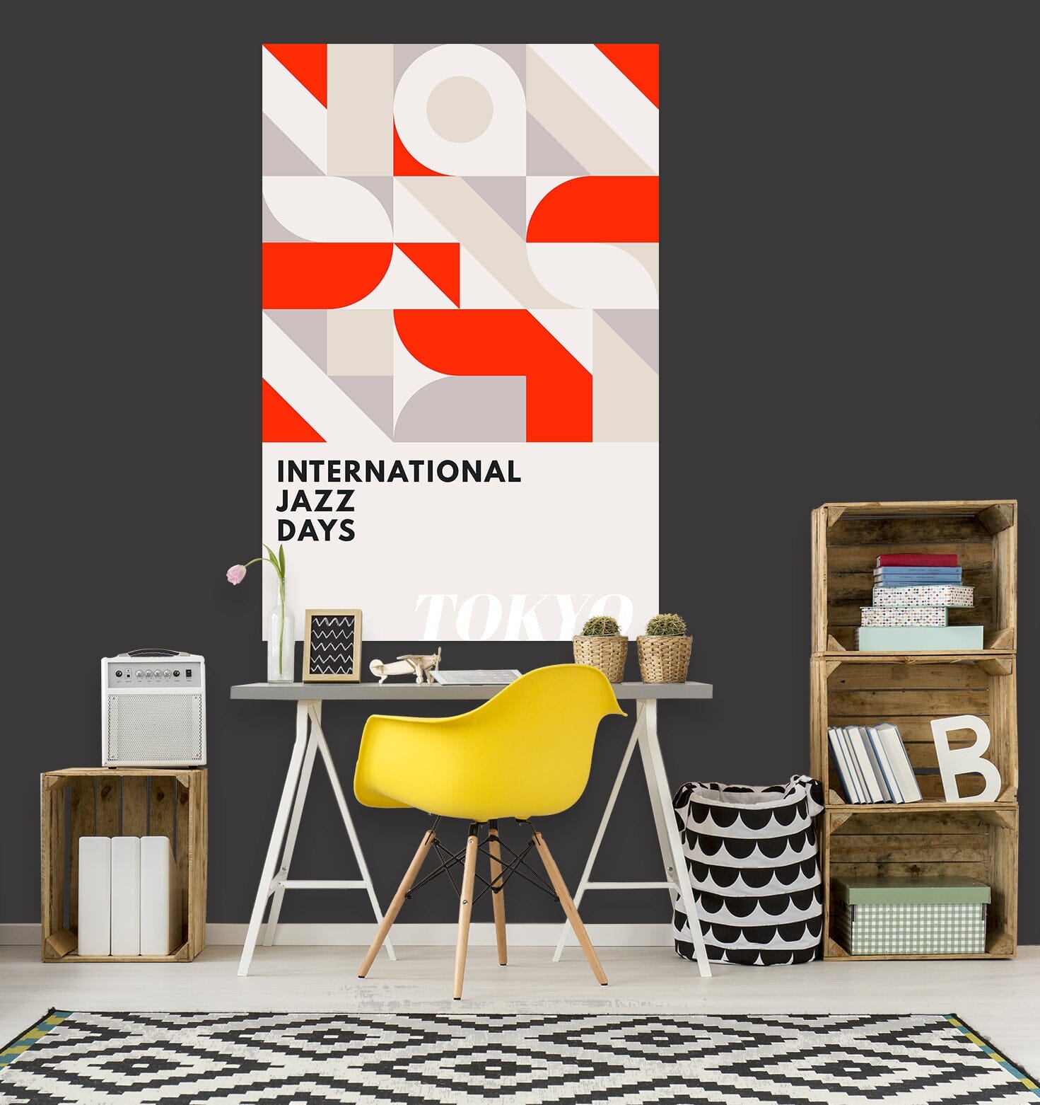 3D Strong Color 165 Boris Draschoff Wall Sticker Wallpaper AJ Wallpaper 2