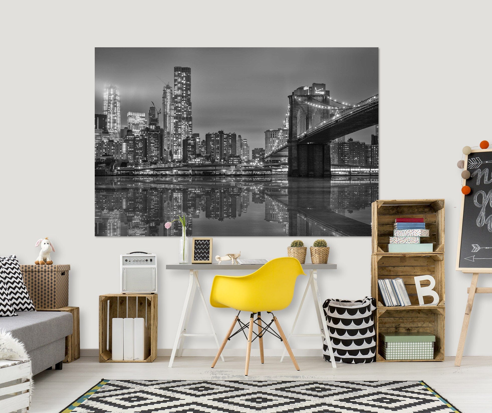 3D Grey City 145 Marco Carmassi Wall Sticker Wallpaper AJ Wallpaper 2