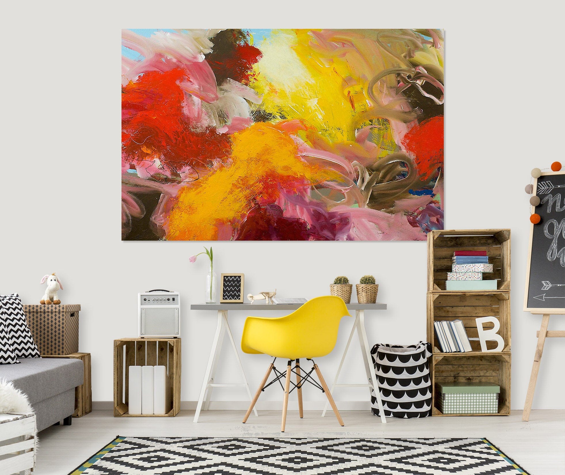 3D Painted Asaka 009 Allan P. Friedlander Wall Sticker Wallpaper AJ Wallpaper 2