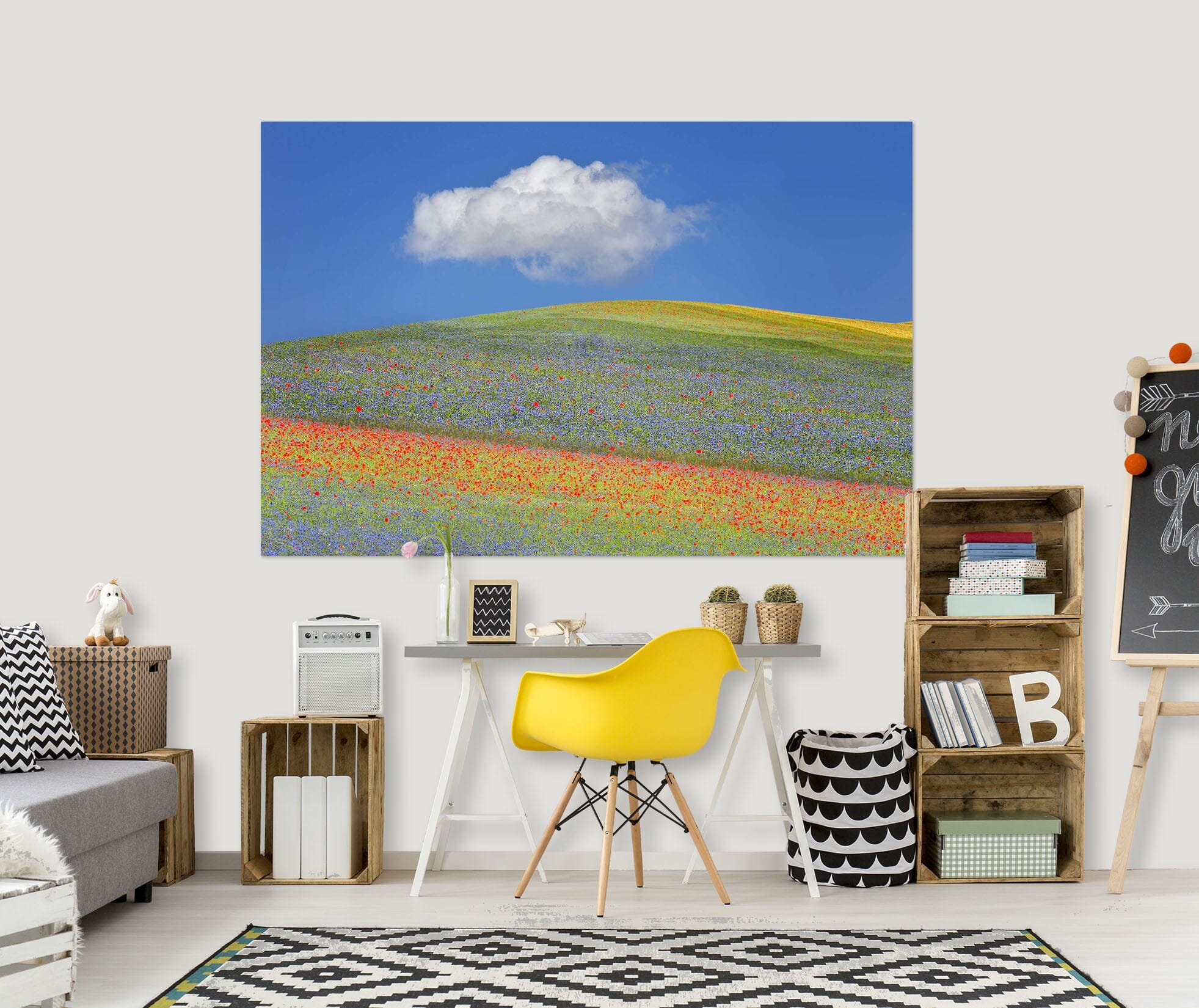 3D Summer Flowers 114 Marco Carmassi Wall Sticker Wallpaper AJ Wallpaper 2