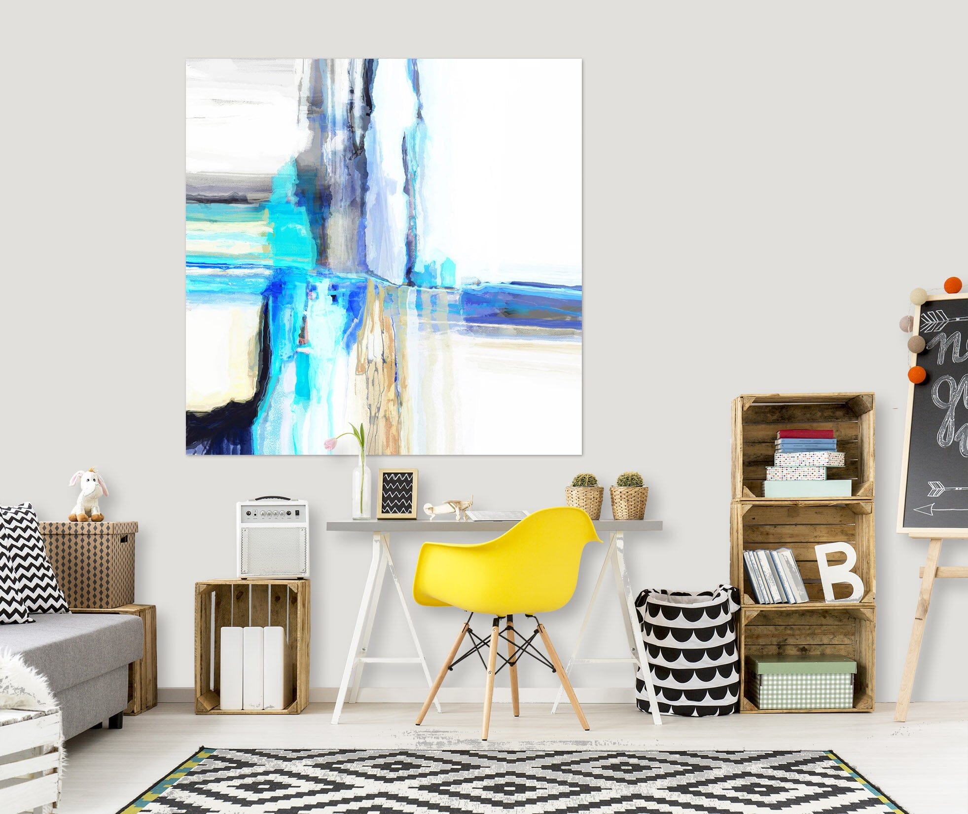 3D Color Graffiti 012 Michael Tienhaara Wall Sticker Wallpaper AJ Wallpaper 2