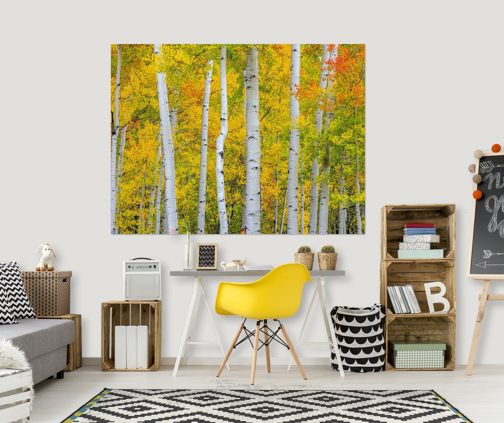 3D Autumn Forest 212 Marco Carmassi Wall Sticker Wallpaper AJ Wallpaper 2