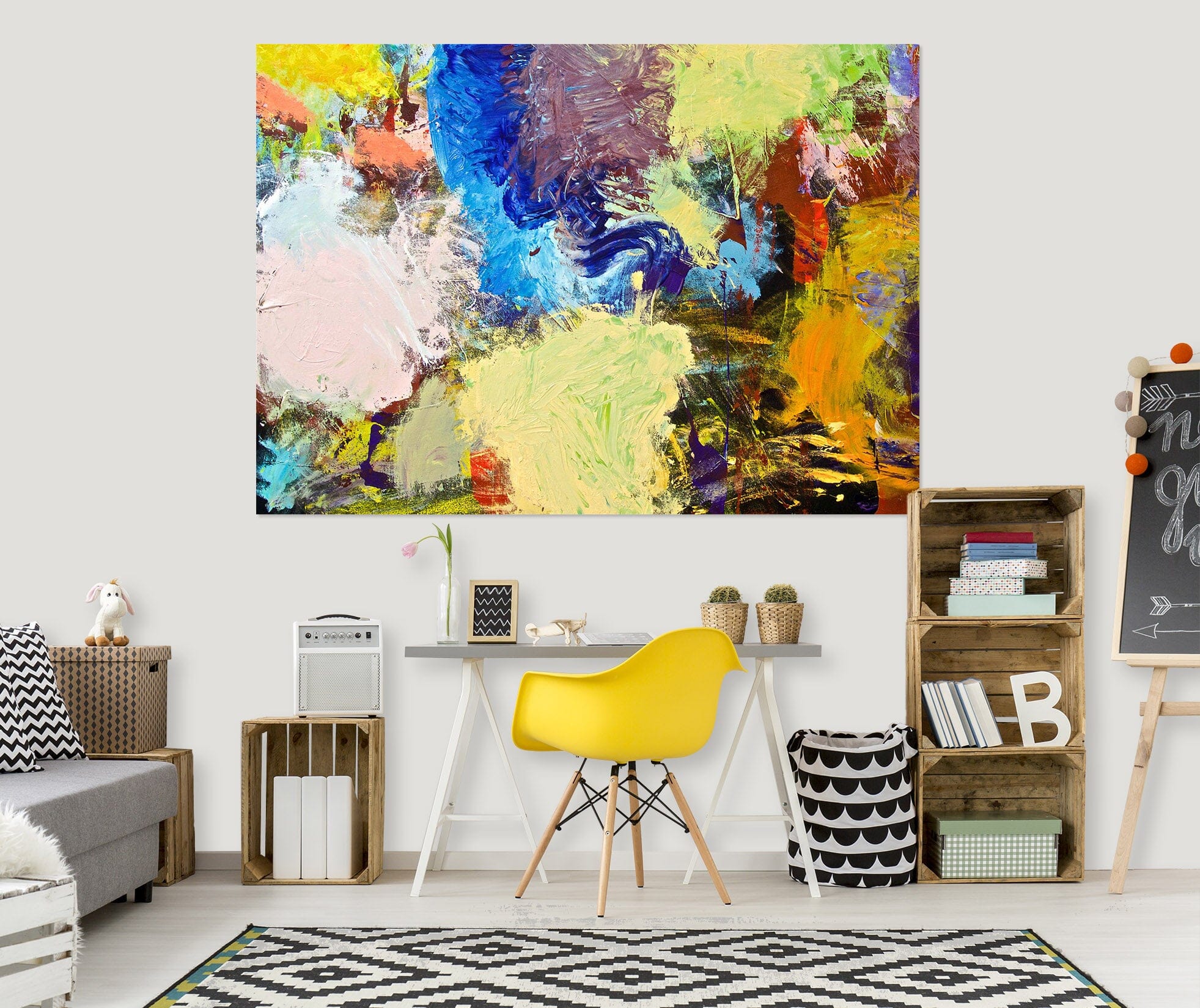 3D Painted Fireworks 014 Allan P. Friedlander Wall Sticker Wallpaper AJ Wallpaper 2