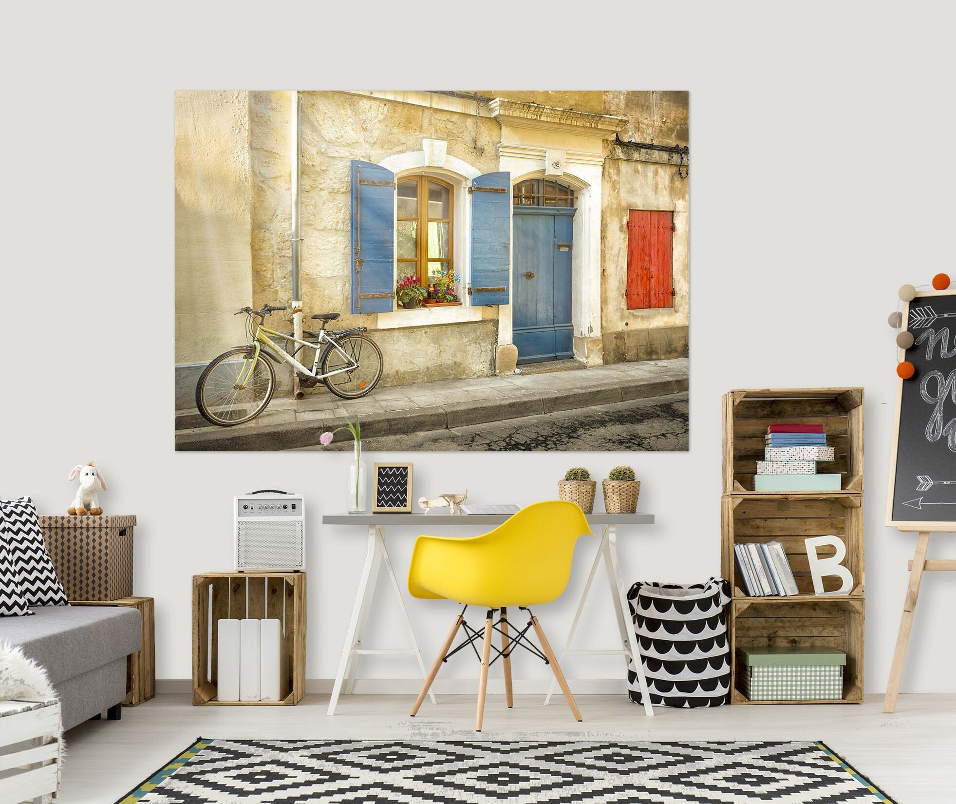 3D Street Bike 106 Marco Carmassi Wall Sticker Wallpaper AJ Wallpaper 2