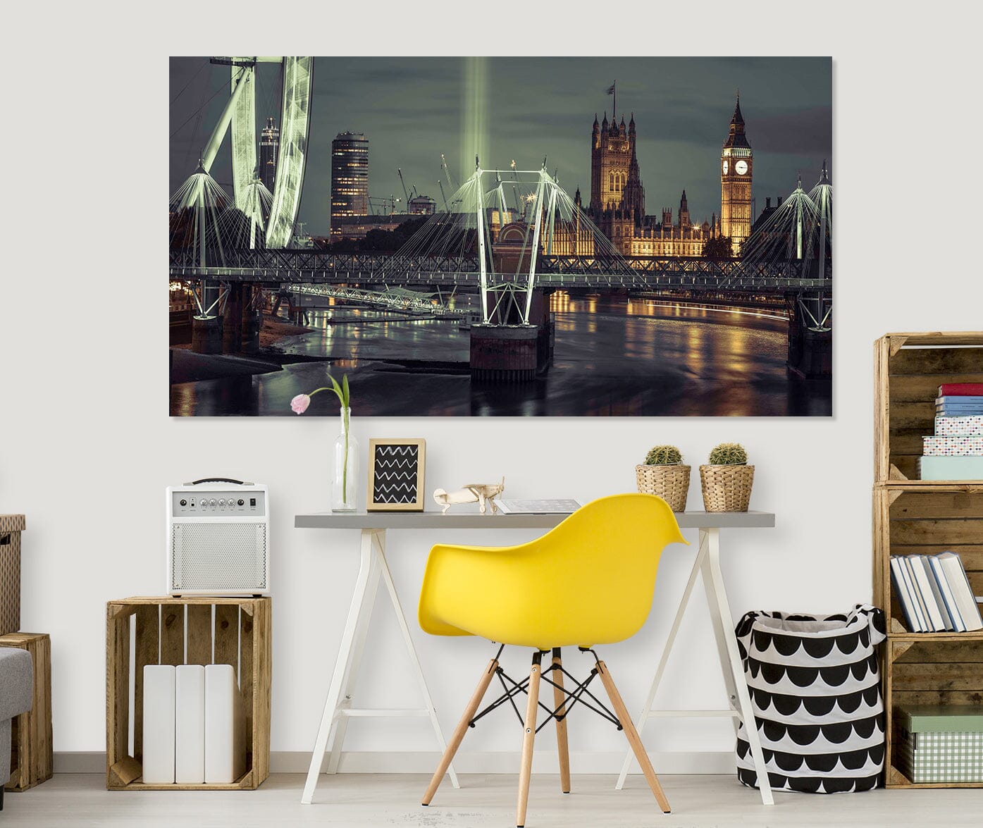 3D City Lights 035 Assaf Frank Wall Sticker Wallpaper AJ Wallpaper 2