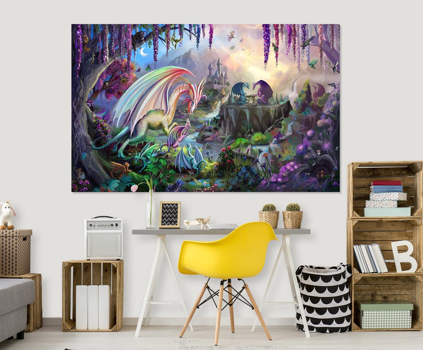 3D Mini World 109 Rose Catherine Khan Wall Sticker Wallpaper AJ Wallpaper 2