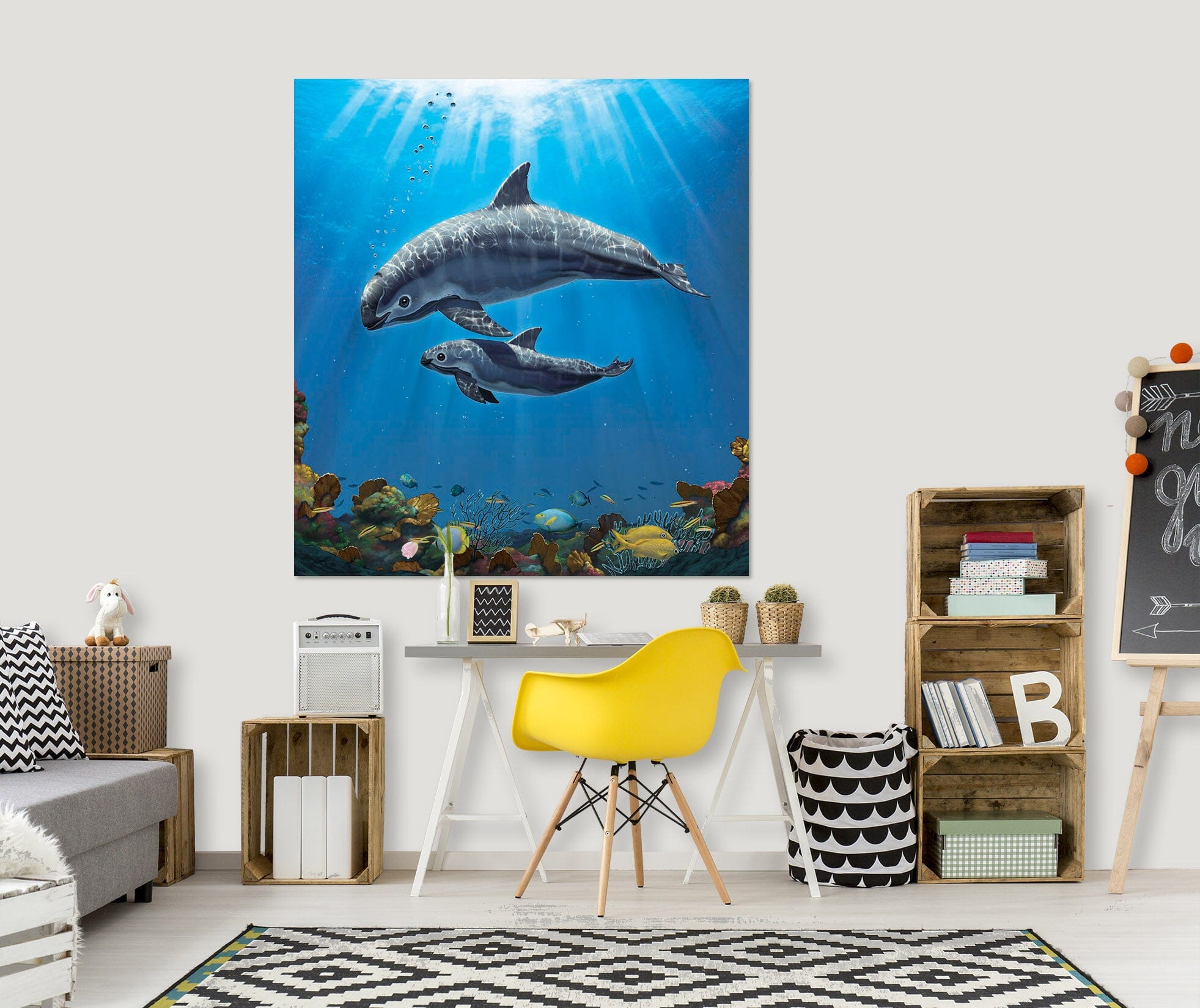 3D Vaquita Critically Endangered 090 Vincent Hie Wall Sticker Wallpaper AJ Wallpaper 2