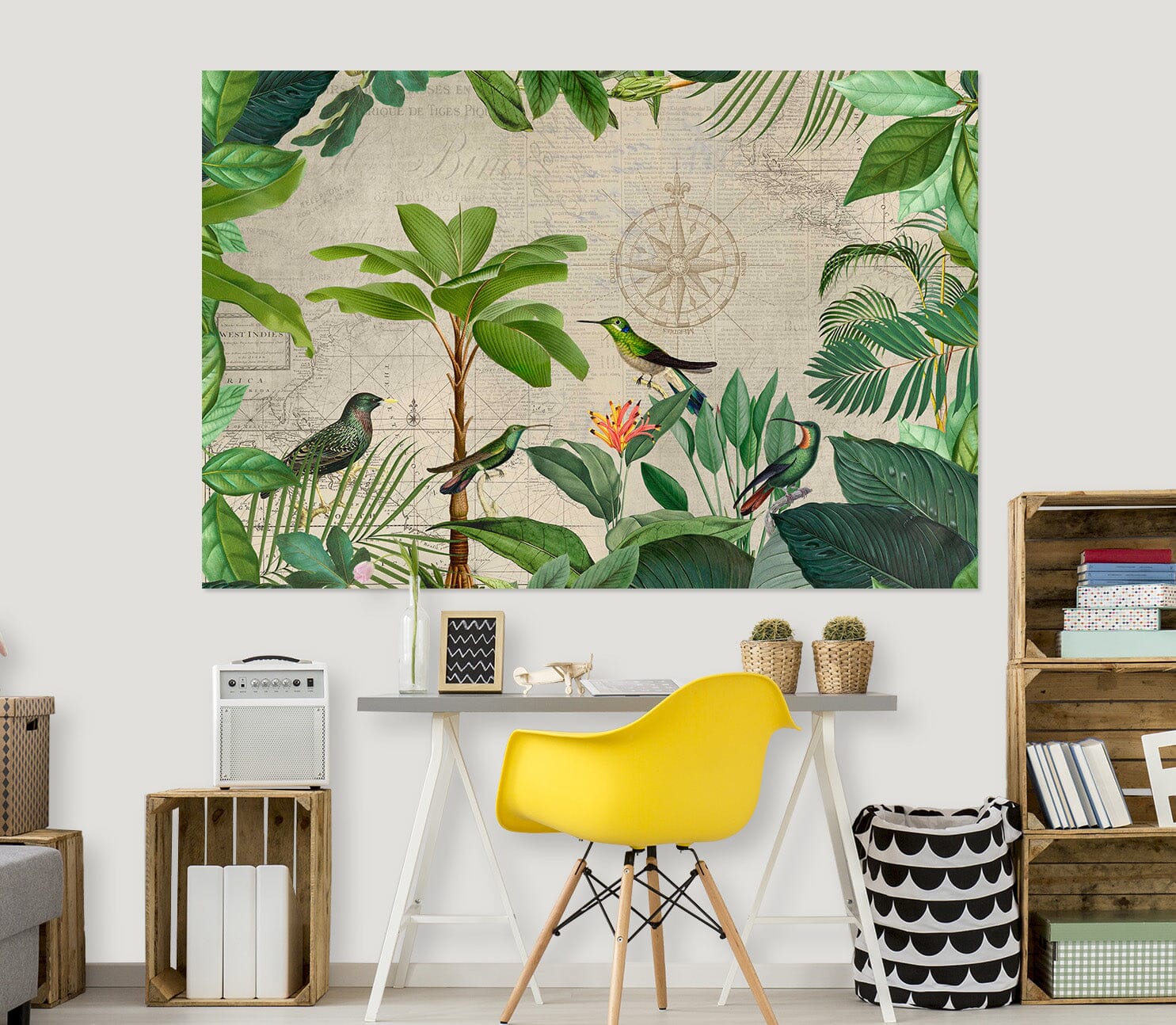 3D Bird Singing 117 Andrea haase Wall Sticker Wallpaper AJ Wallpaper 2