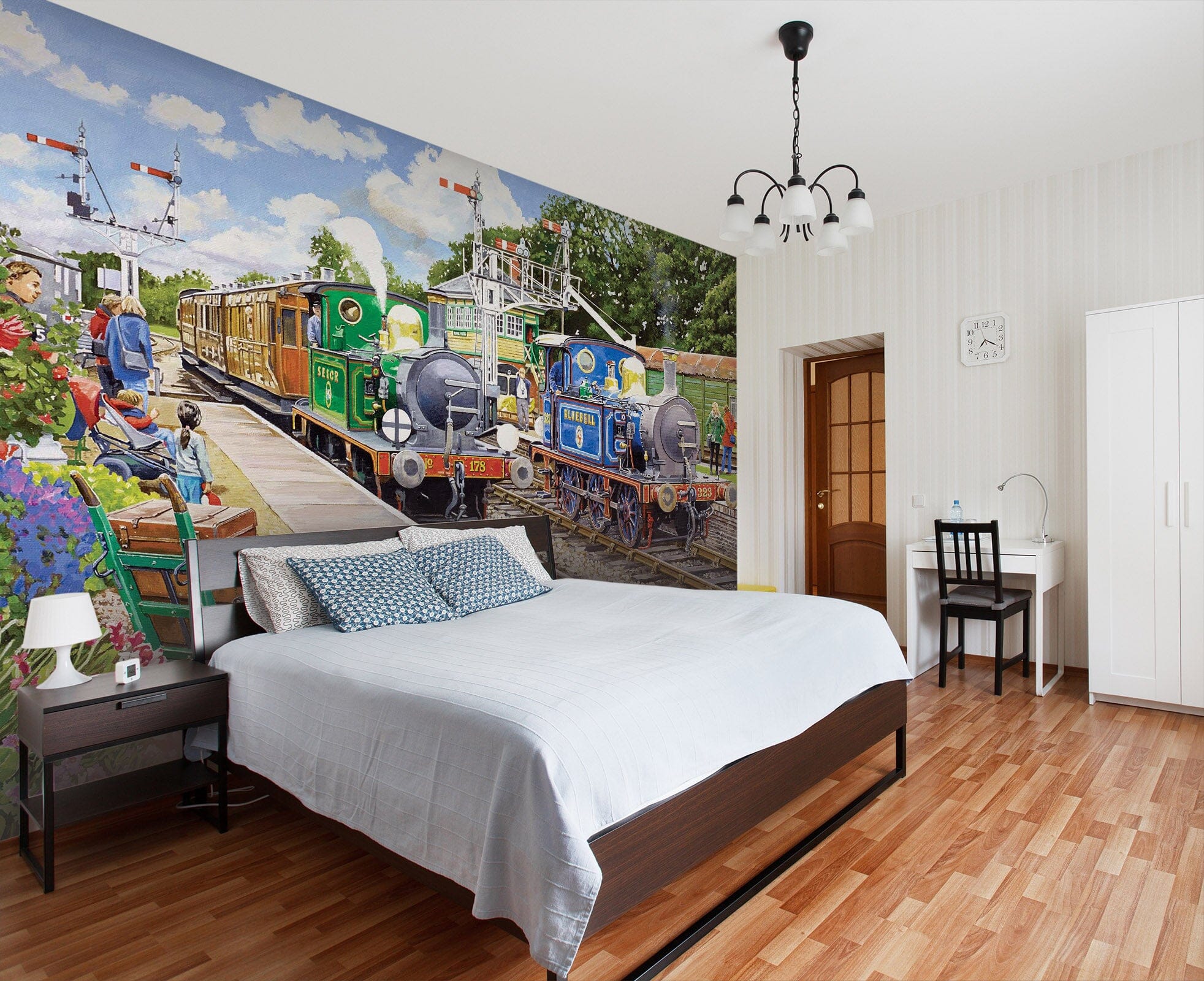 3D The Bluebell Railway 1056 Trevor Mitchell Wall Mural Wall Murals Wallpaper AJ Wallpaper 2