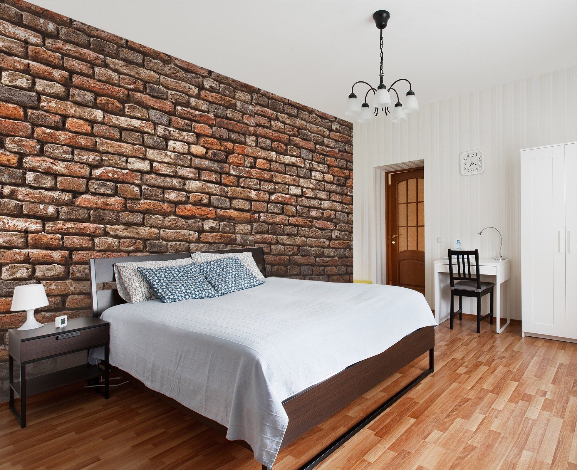 3D Brown Brick wall 10 Wall Murals Wallpaper AJ Wallpaper