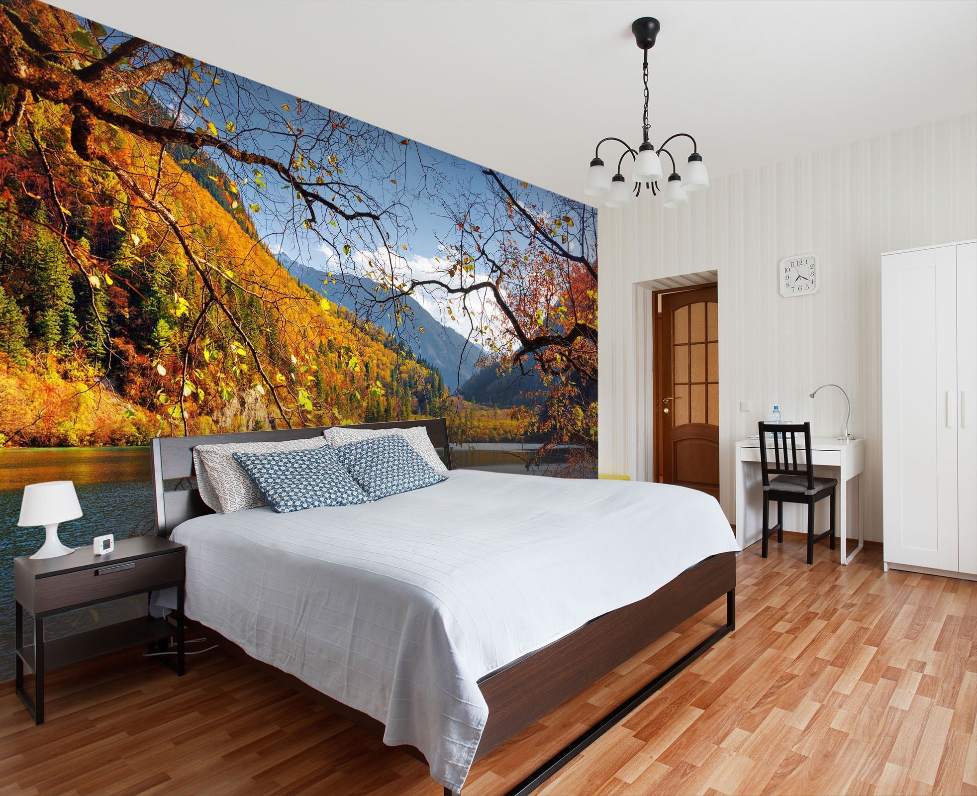 3D Park Lake Forest 36 Wall Murals Wallpaper AJ Wallpaper 2