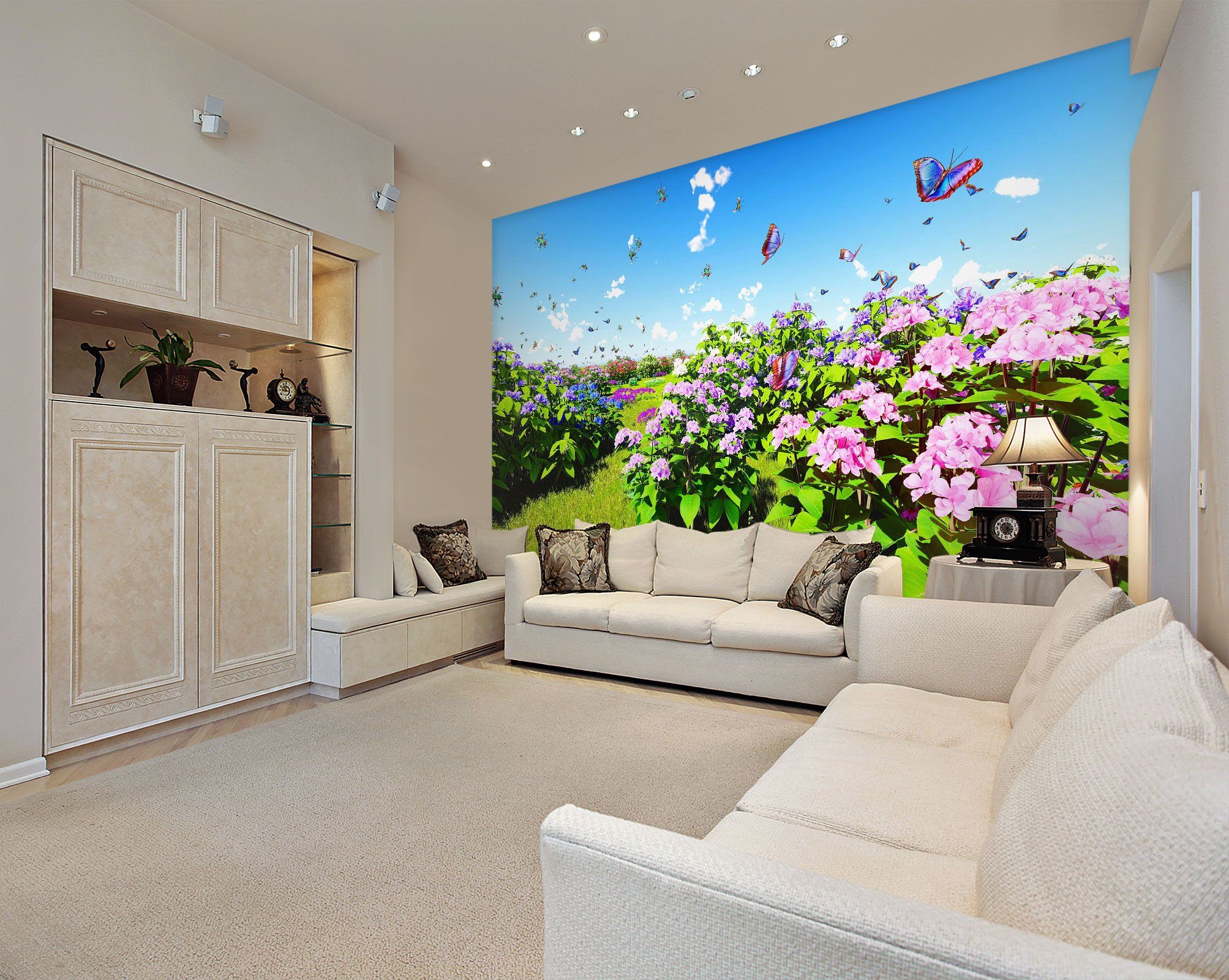 3D Butterfly Group 26 Wall Murals Wallpaper AJ Wallpaper 2