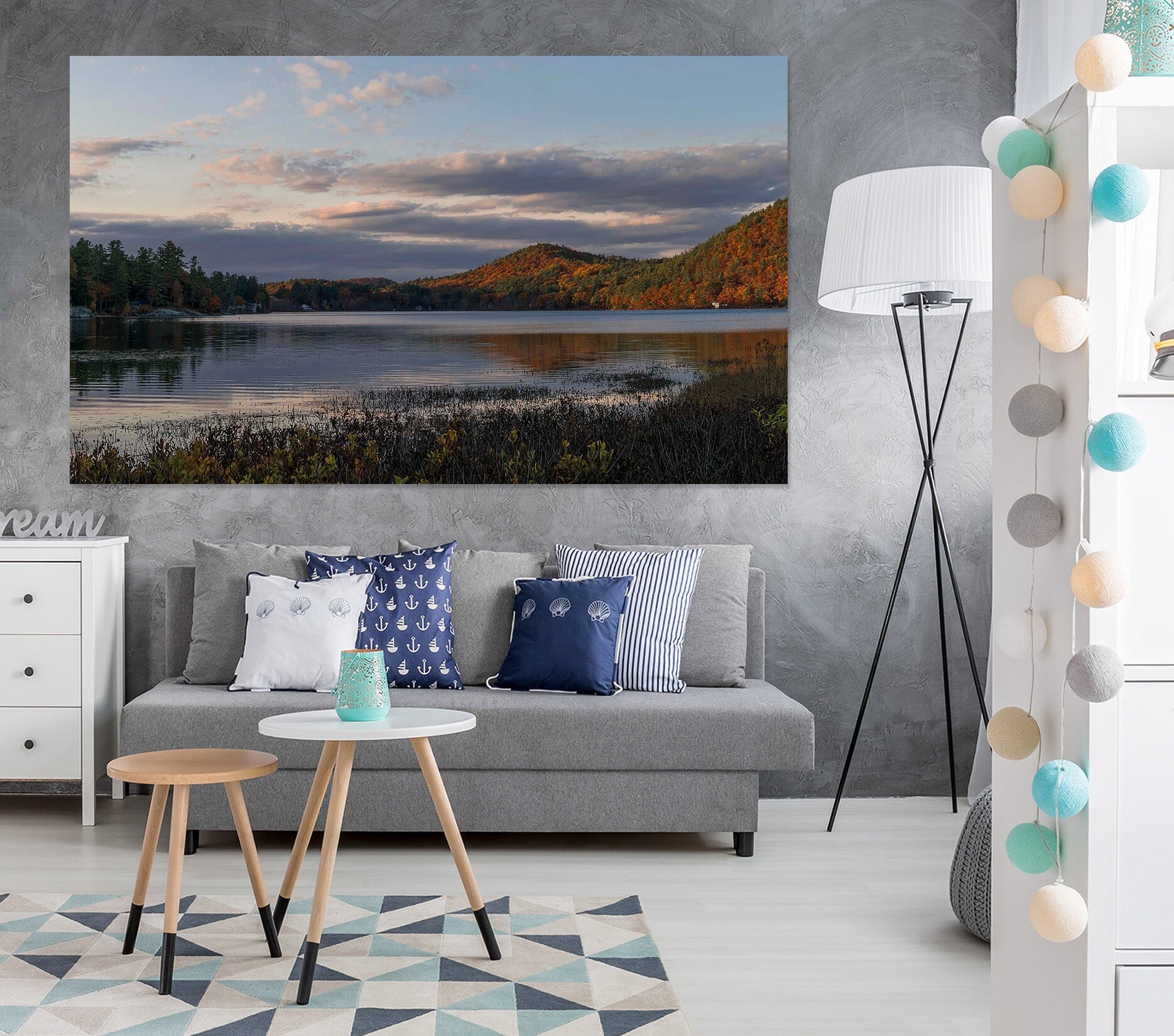 3D Valley Lake 126 Jerry LoFaro Wall Sticker Wallpaper AJ Wallpaper 2