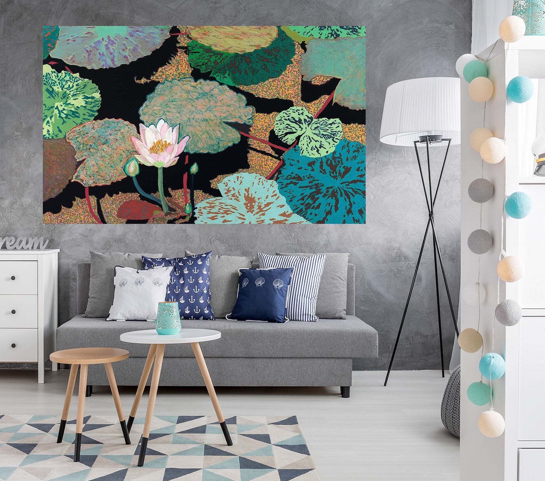 3D Pink Lotus 262 Allan P. Friedlander Wall Sticker Wallpaper AJ Wallpaper 2