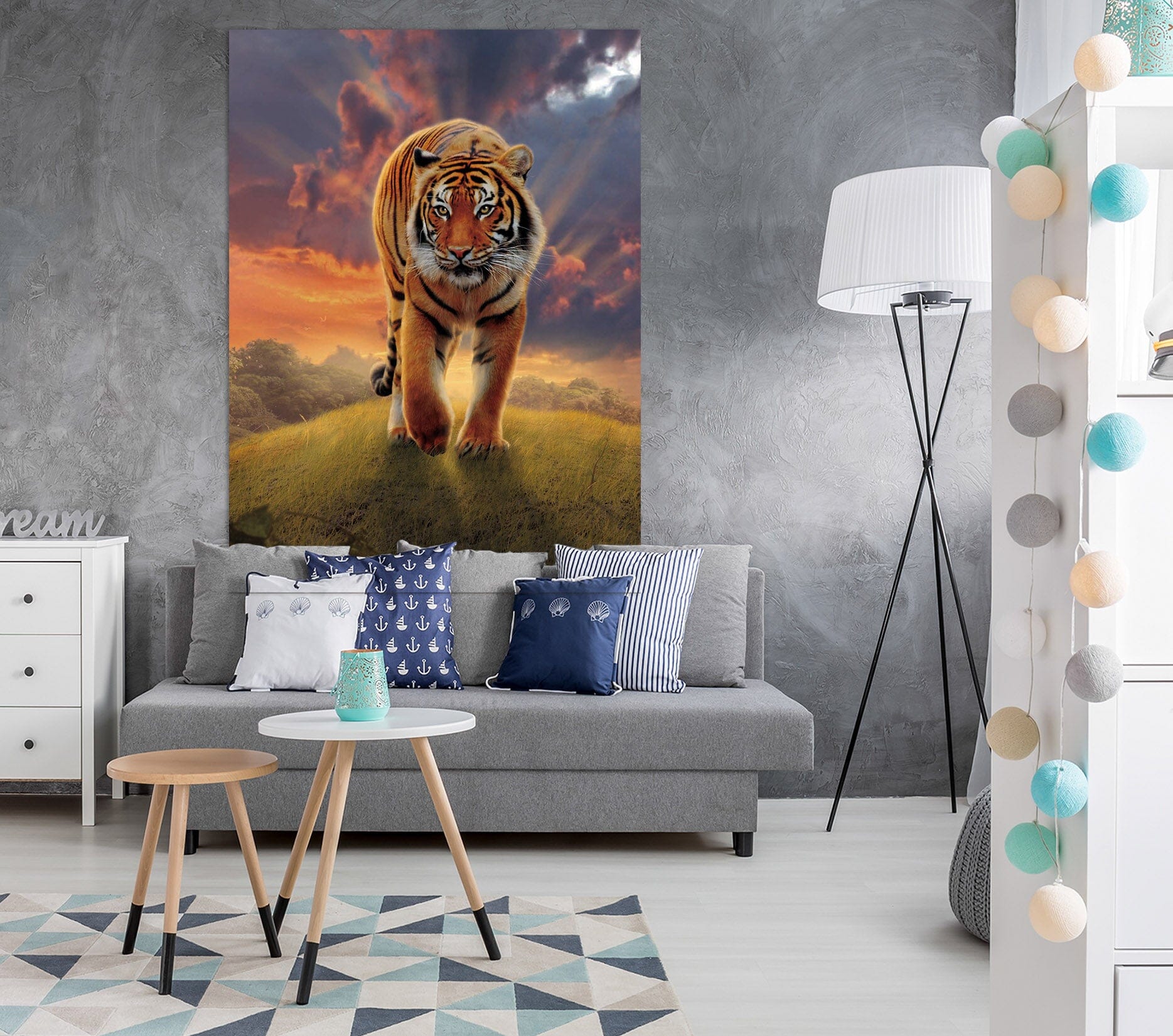 3D Rising Tiger 065 Vincent Hie Wall Sticker Wallpaper AJ Wallpaper 2