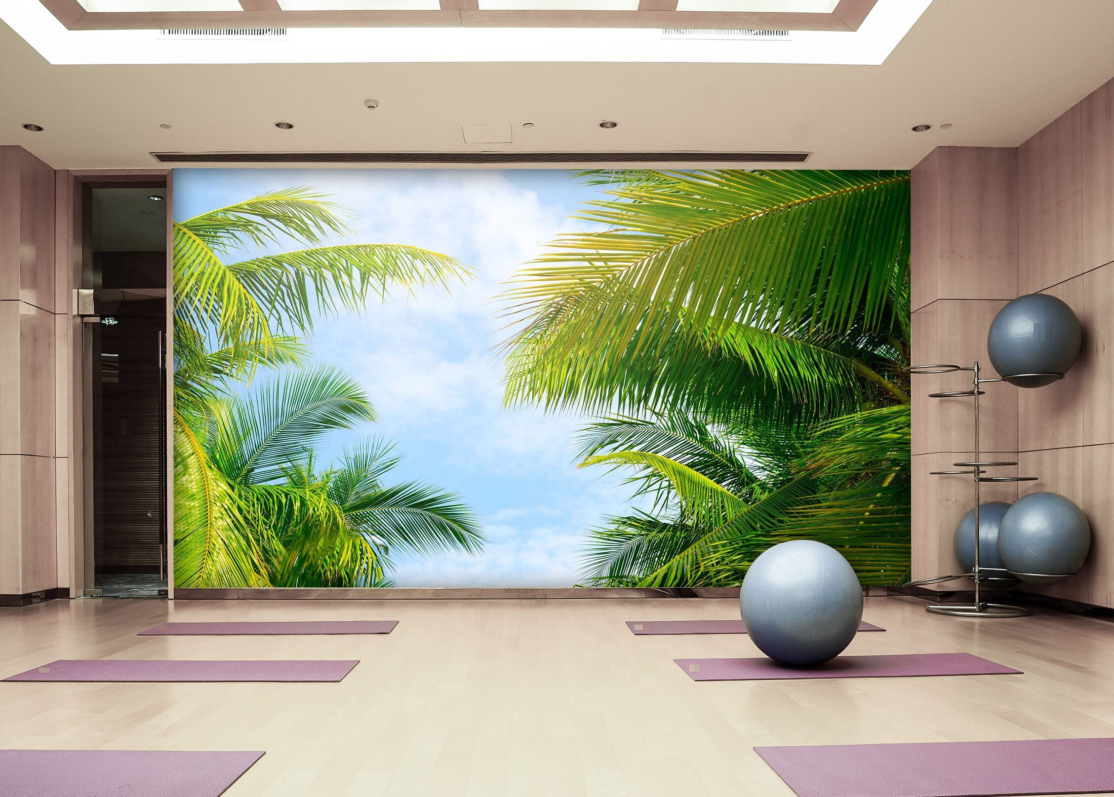 3D Coconut Tree 273 Wall Murals Wallpaper AJ Wallpaper 2