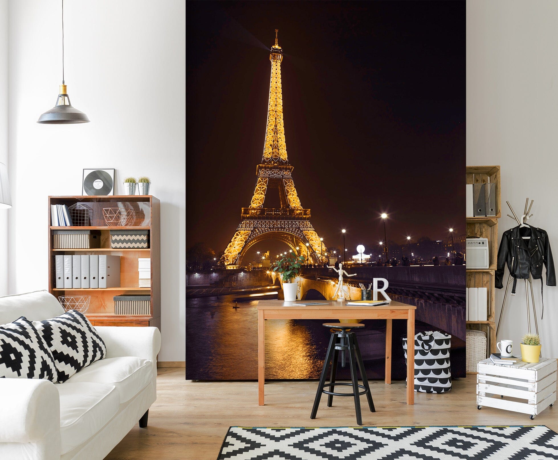 3D Eiffel In The Night 1399 Assaf Frank Wall Mural Wall Murals Wallpaper AJ Wallpaper 2