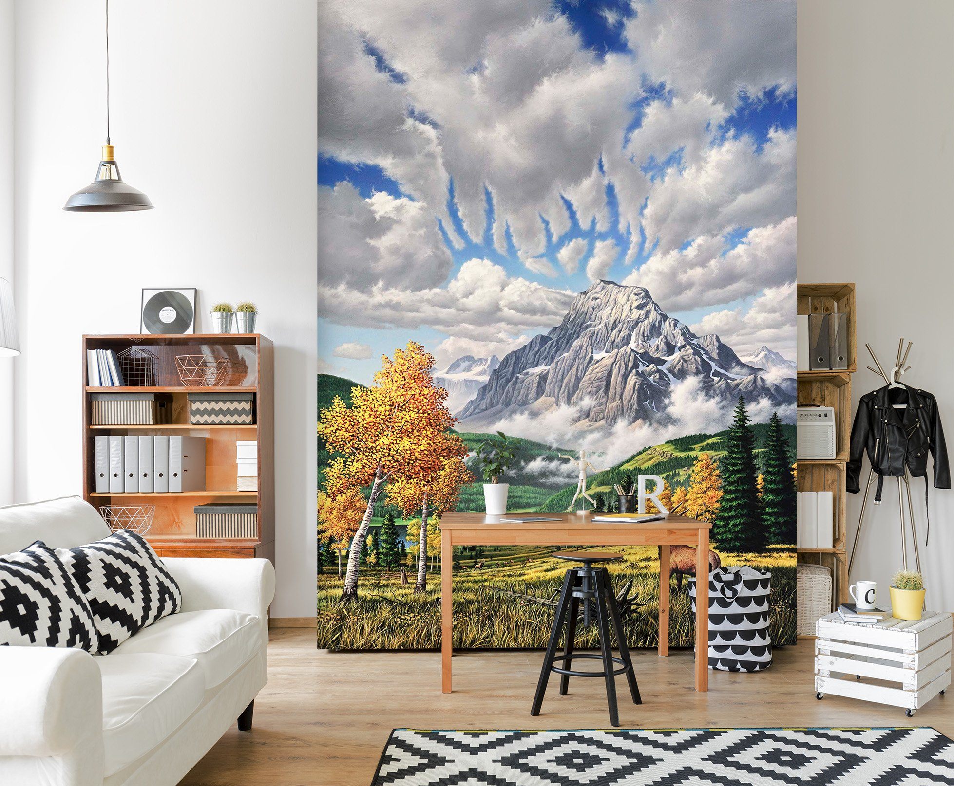 3D Autumn Echos 1402 Jerry LoFaro Wall Mural Wall Murals Wallpaper AJ Wallpaper 2