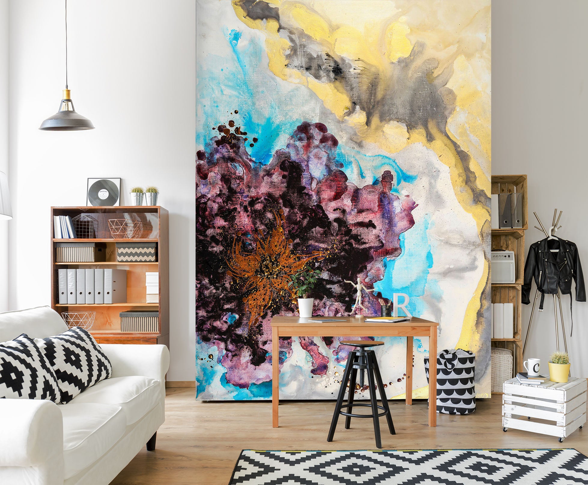 3D Watercolor Texture 283 Skromova Marina Wall Mural Wall Murals