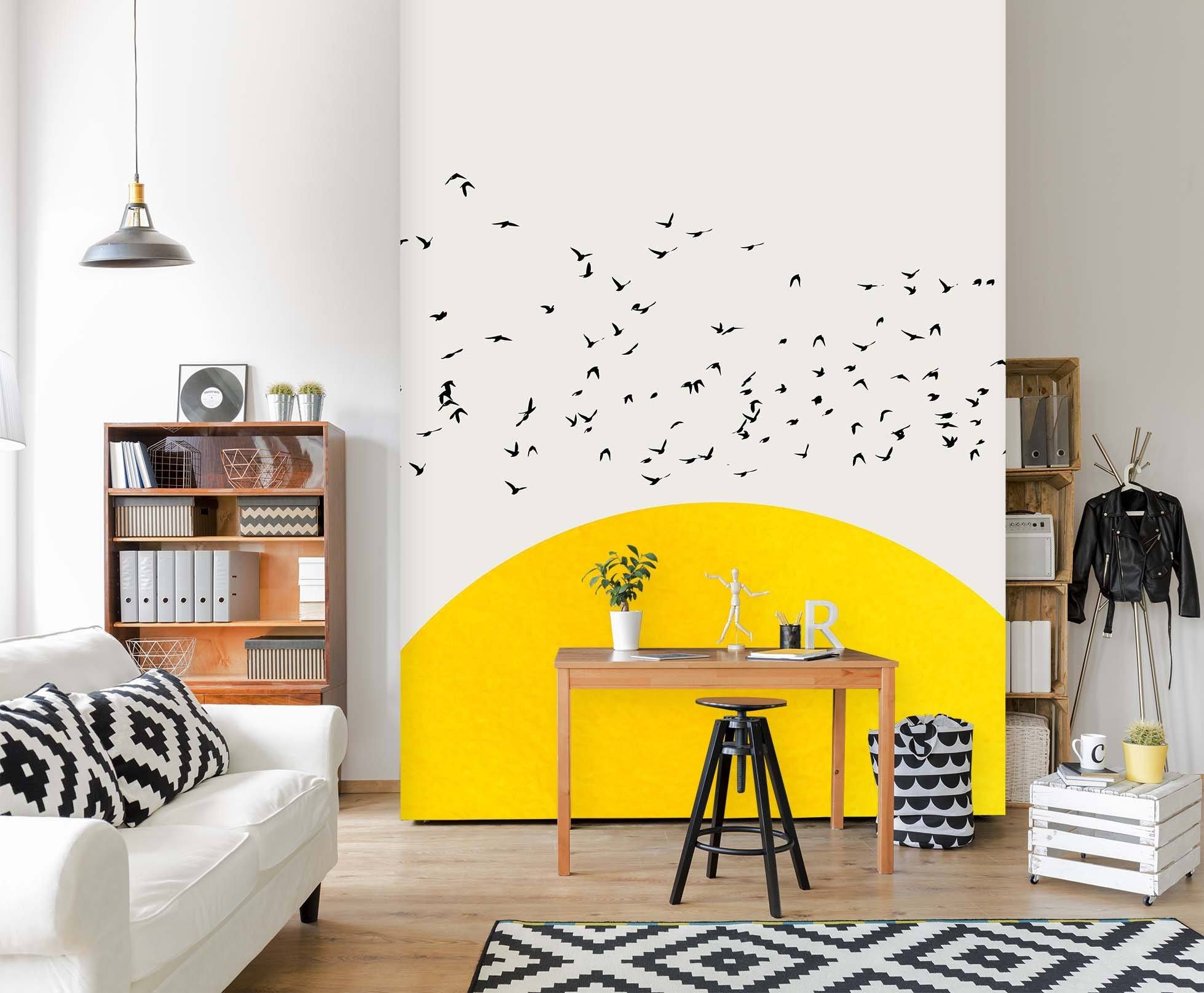 3D A Thousand Birds 1399 Boris Draschoff Wall Mural Wall Murals Wallpaper AJ Wallpaper 2