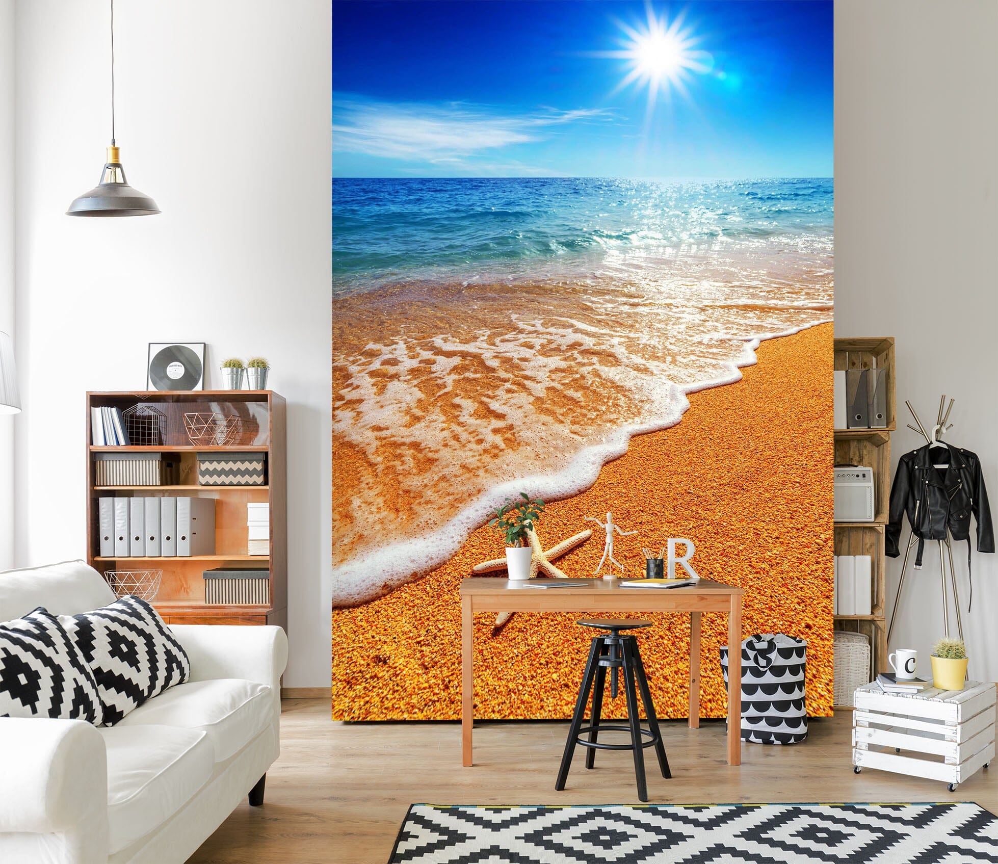 3D Beach Starfish 1001 Wall Murals Wallpaper AJ Wallpaper 2