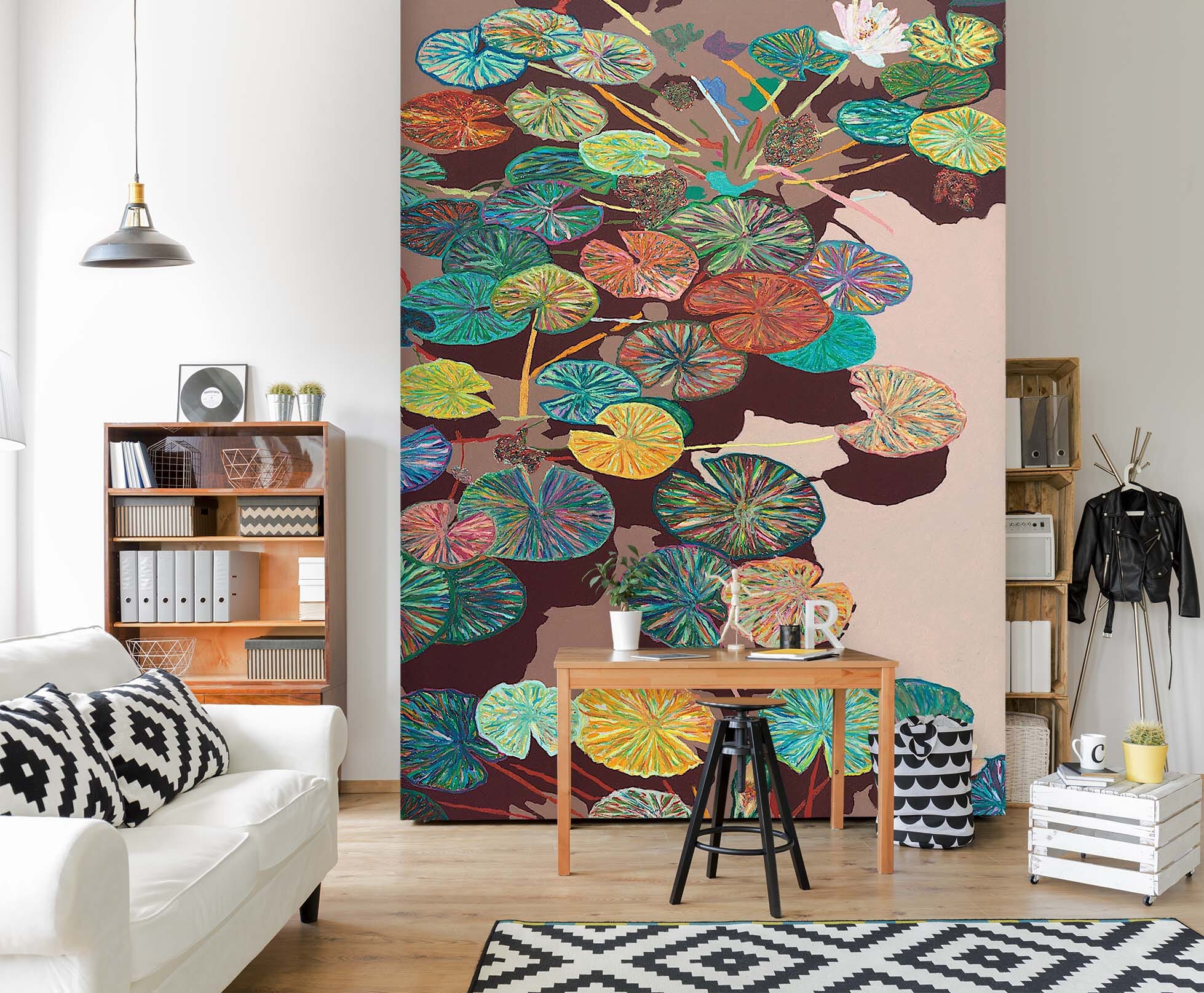 3D Summer Pond 285 Allan P. Friedlander Wall Mural Wall Murals Wallpaper AJ Wallpaper 2