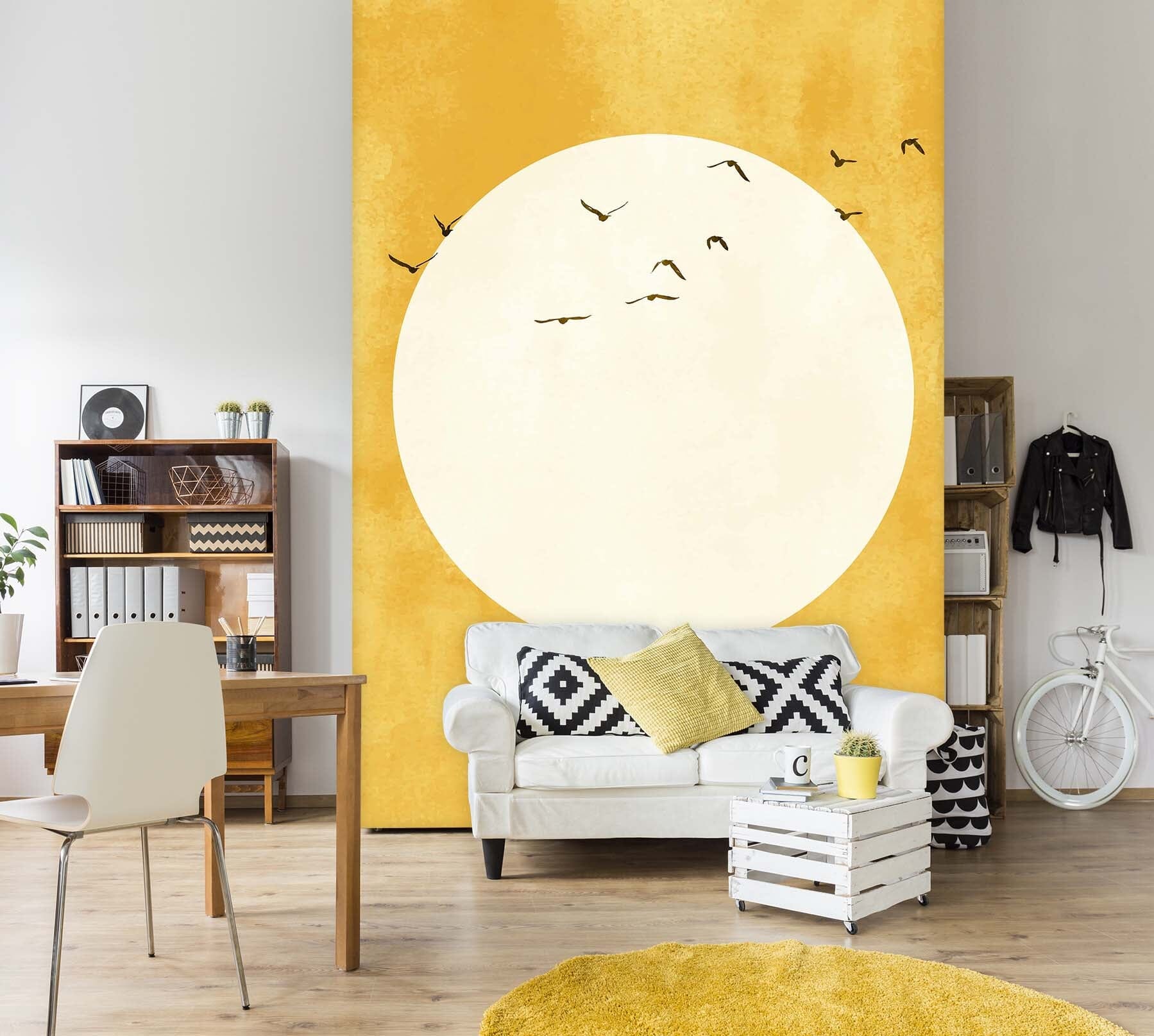 3D Flying Bird 1424 Boris Draschoff Wall Mural Wall Murals Wallpaper AJ Wallpaper 2