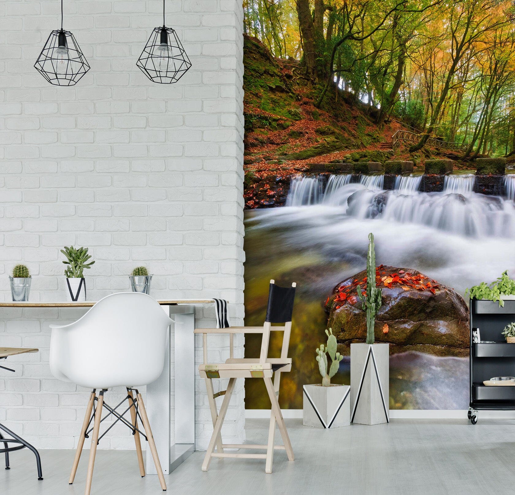 3D Forest Creek 2095 Wall Murals Wallpaper AJ Wallpaper 2