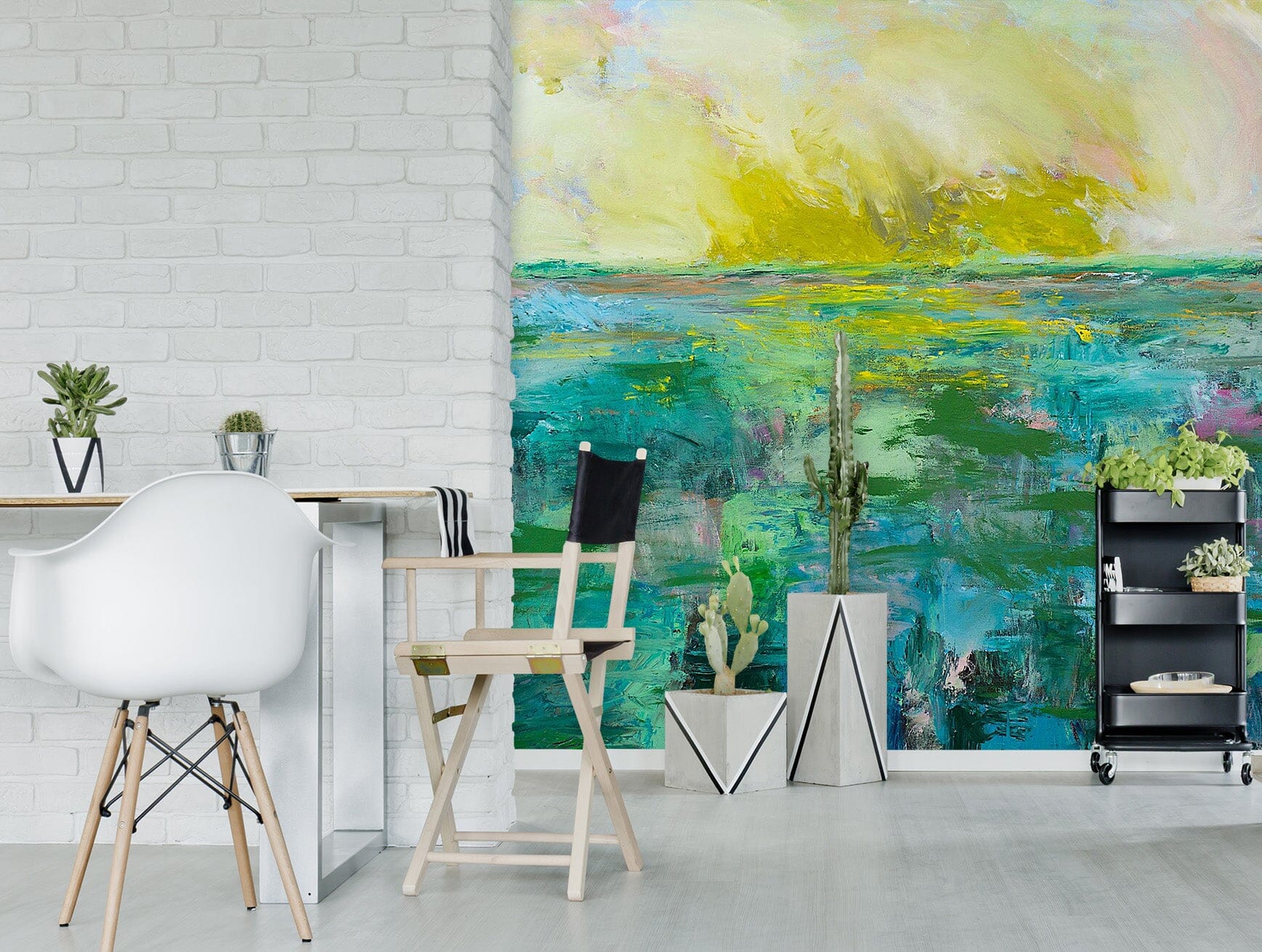 3D Blue Lake 179 Allan P. Friedlander Wall Mural Wall Murals Wallpaper AJ Wallpaper 2