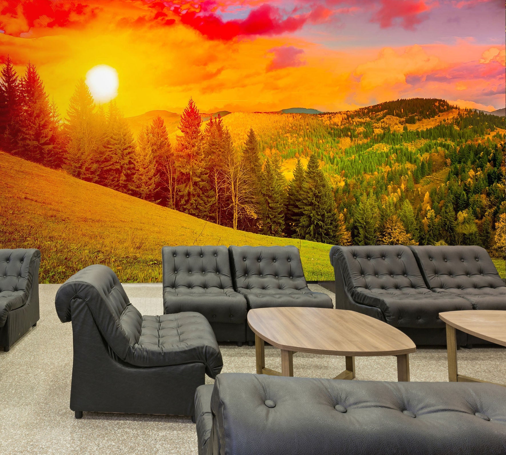 3D Colorful Sunrise 24 Wall Murals Wallpaper AJ Wallpaper 2