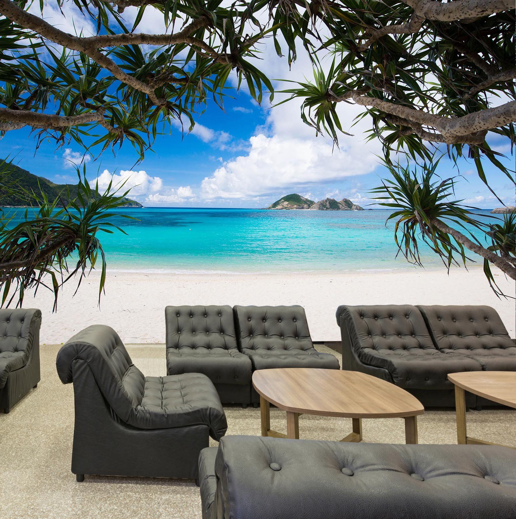 3D Calm Island 13 Wall Murals Wallpaper AJ Wallpaper 2