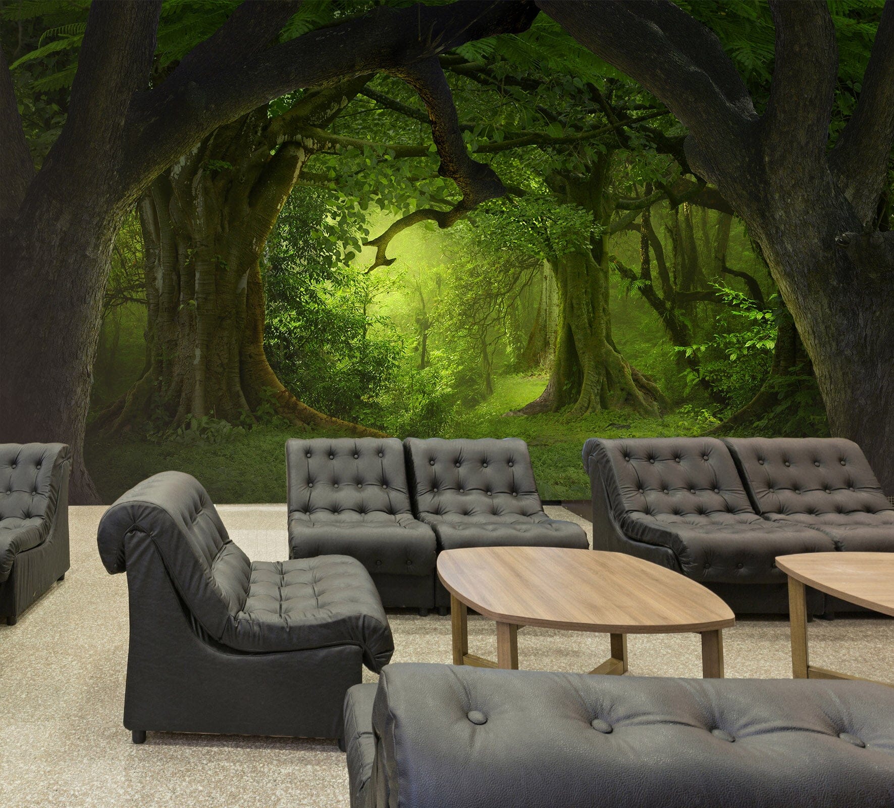 3D Forest Grass 021 Wall Murals Wallpaper AJ Wallpaper 2