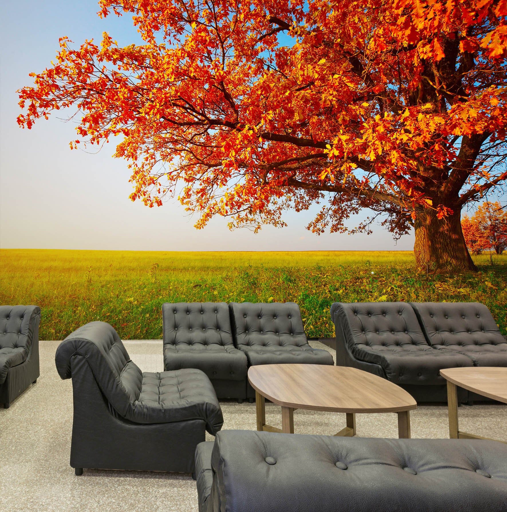 3D Autumn Landscape 185 Wall Murals Wallpaper AJ Wallpaper 2
