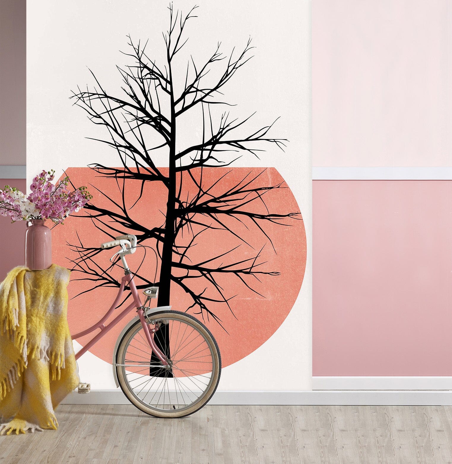 3D Twig Moon 1446 Boris Draschoff Wall Mural Wall Murals Wallpaper AJ Wallpaper 2