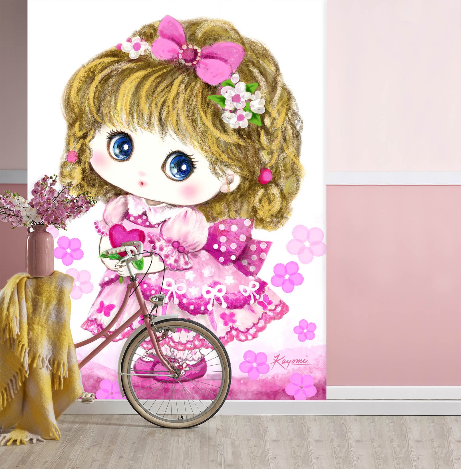 3D Princess Girl 5479 Kayomi Harai Wall Mural Wall Murals