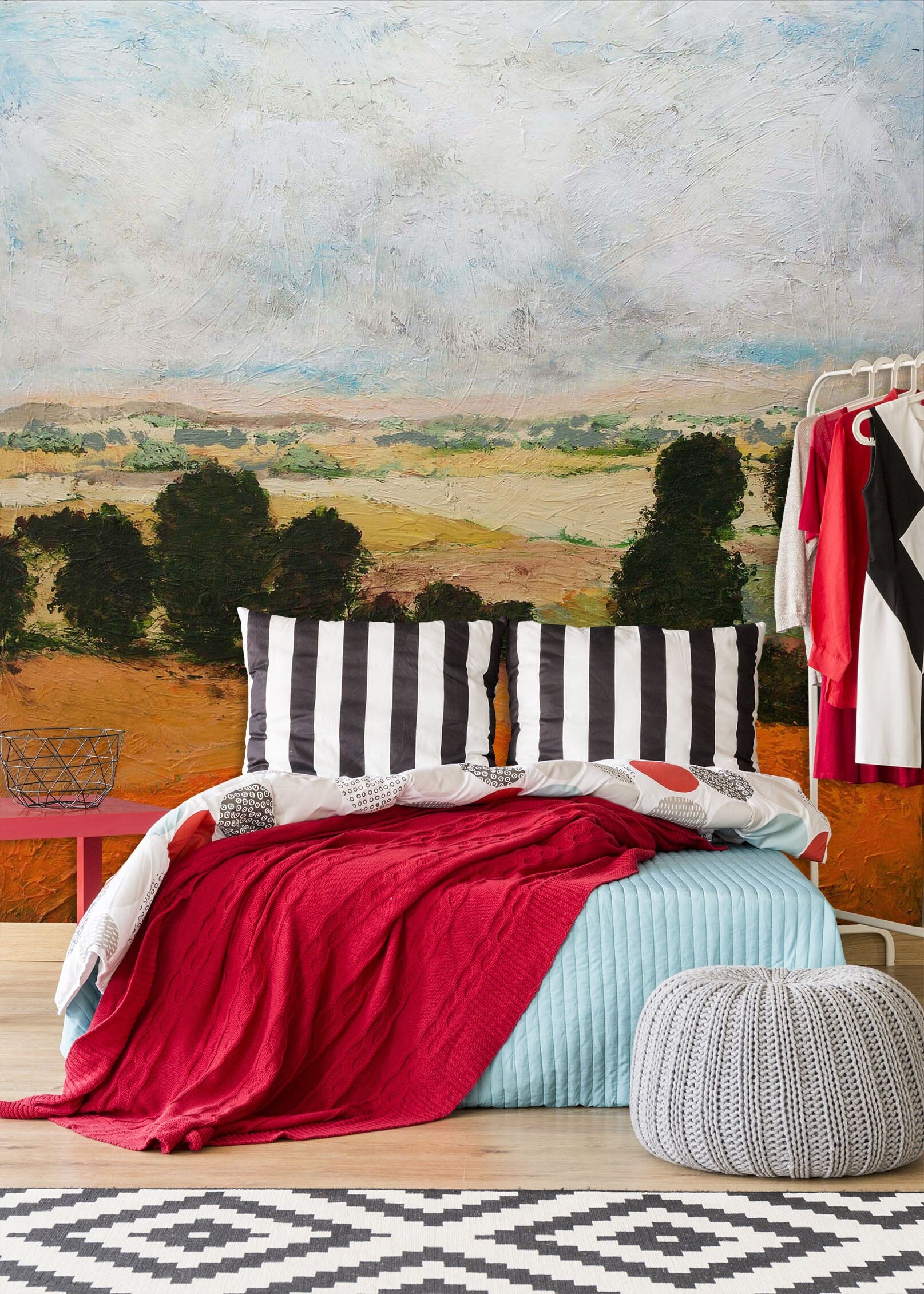 3D Autumn Field 205 Allan P. Friedlander Wall Mural Wall Murals Wallpaper AJ Wallpaper 2
