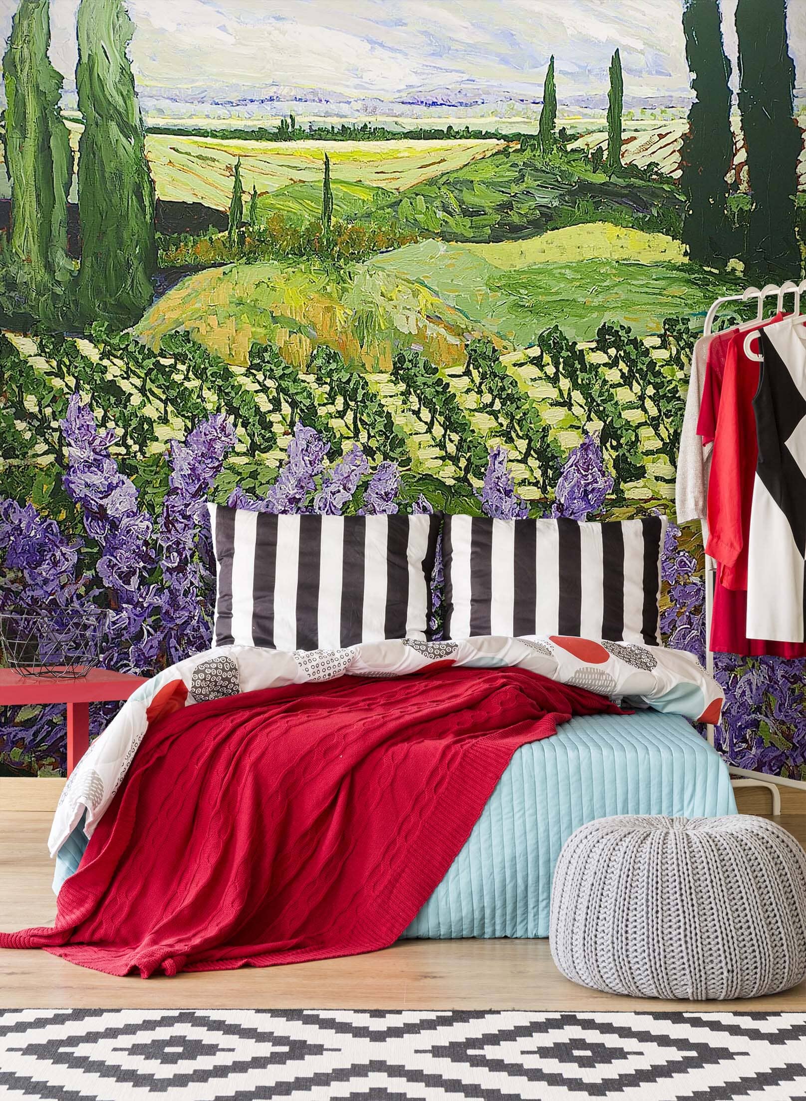 3D Flower Field 119 Allan P. Friedlander Wall Mural Wall Murals Wallpaper AJ Wallpaper 2