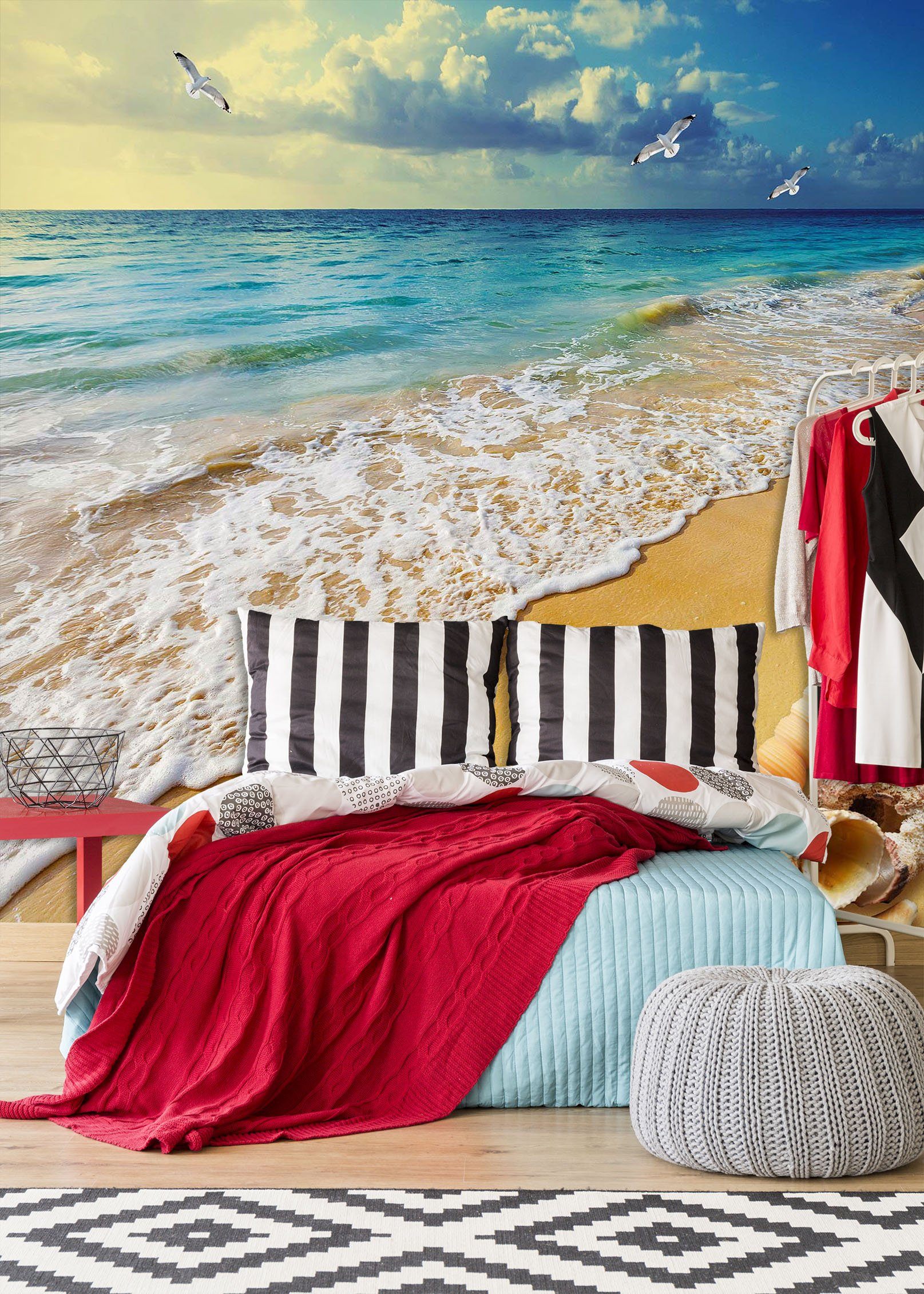 3D Beach Shells 1961 Wall Murals Wallpaper AJ Wallpaper 2